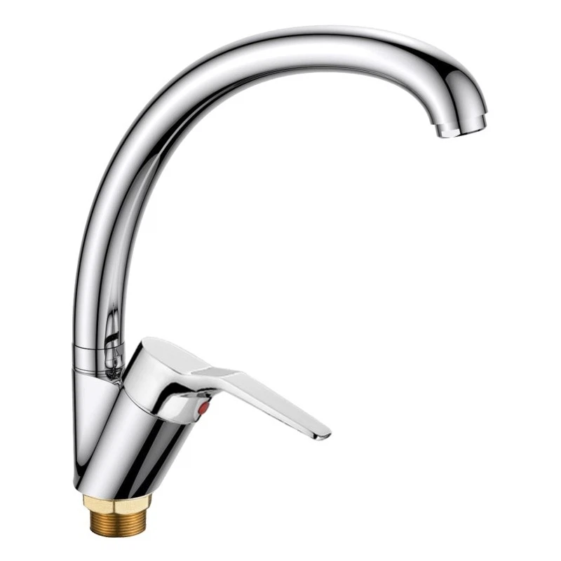 Изображение товара Смеситель для кухни Haiba HB4163-2 с поворотным изливом хром