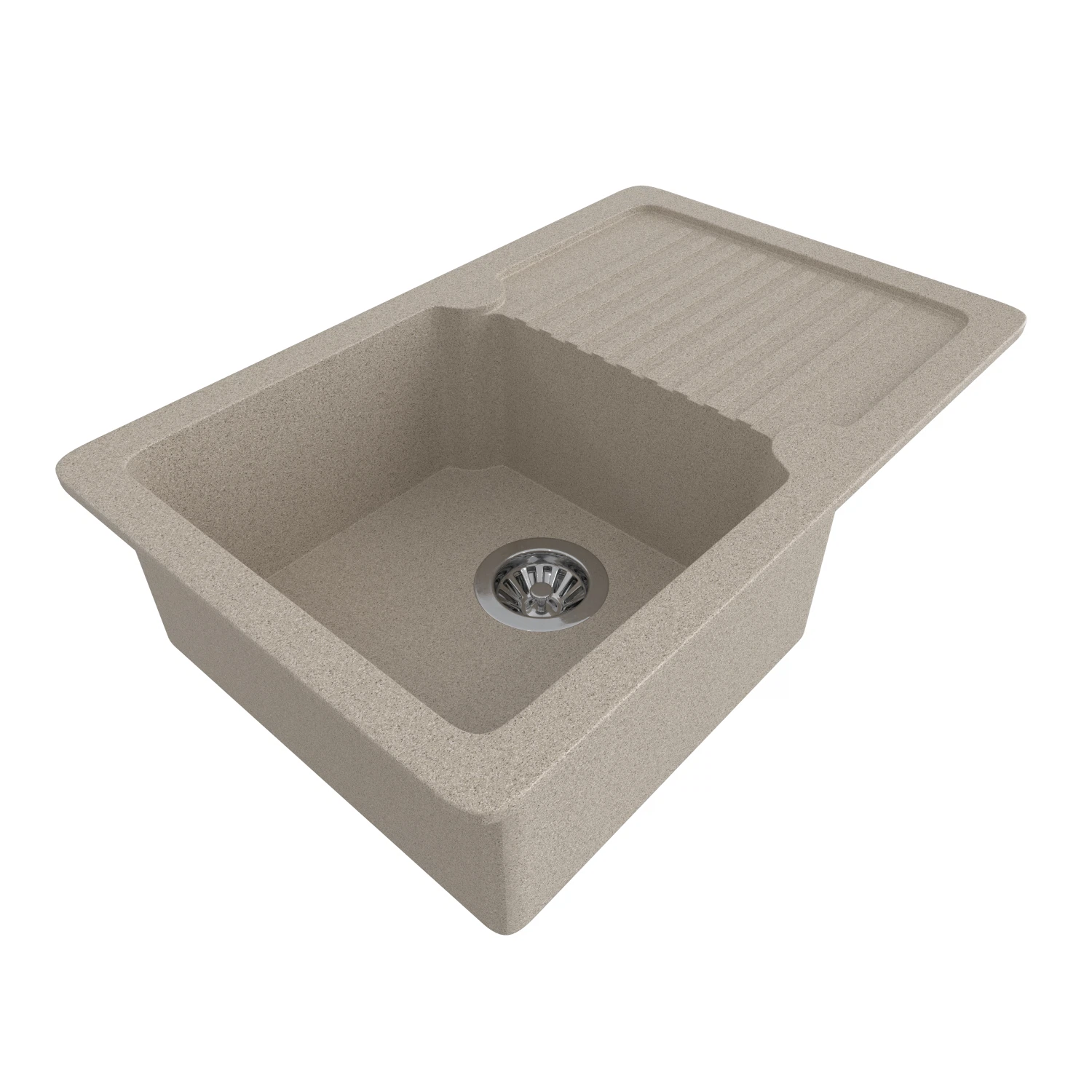 Изображение товара Мойка ML-GMS24 СТАНДАРТ прямоугольная, светло-серый (310), 765*490*200мм