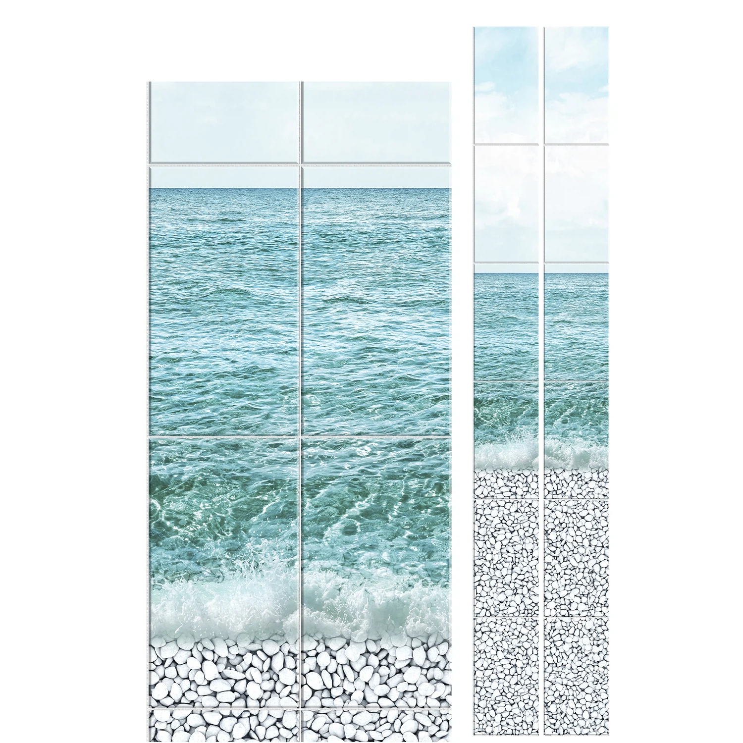 Изображение товара Панель ПВХ Unique Океан фон 2700 мм глянцевая влагостойкая листовая