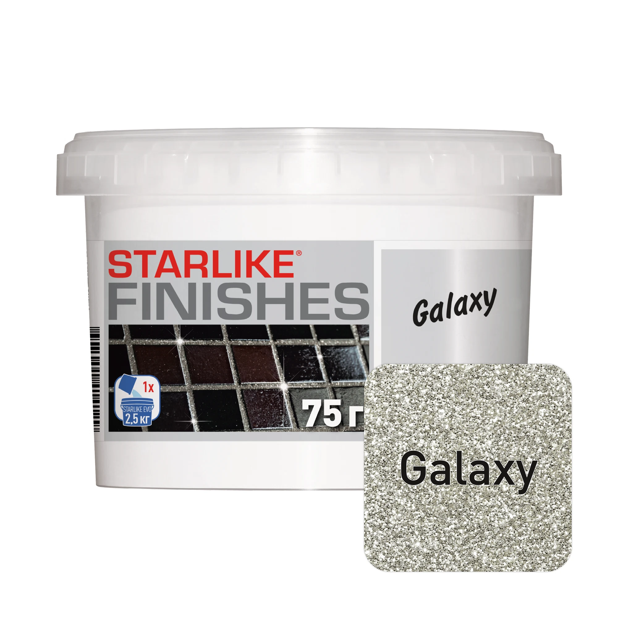 Изображение товара Добавка для затирок LITOKOL STARLIKE FINISHES GALAXY перламутровая 0,075 кг