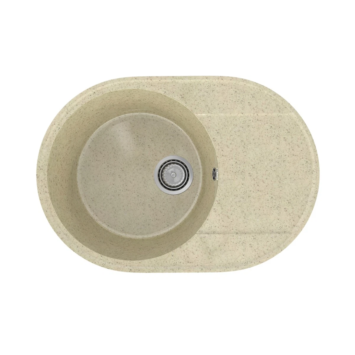 Изображение товара Кухонная мойка Practik PR-M-610-002 из искусственного камня бежевый