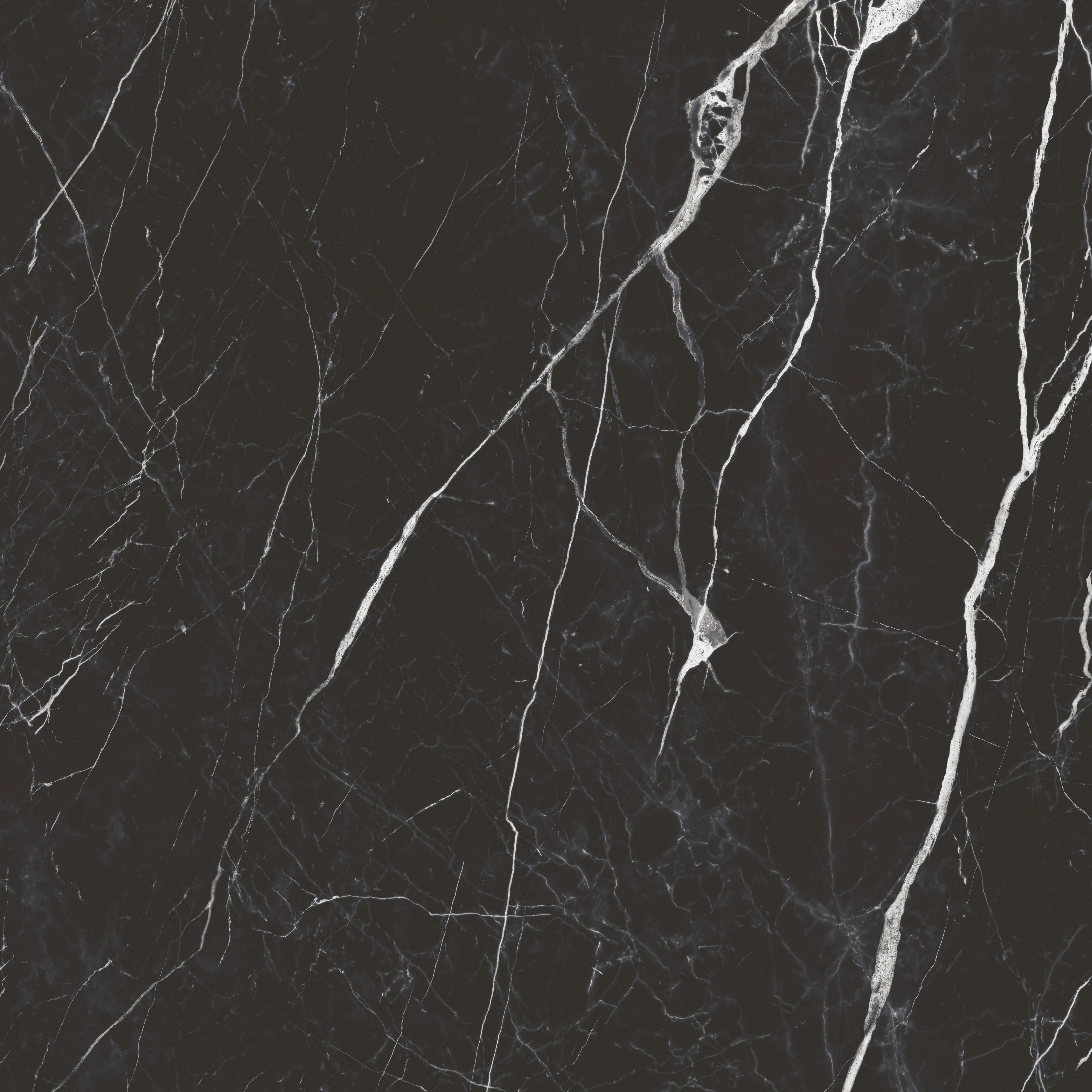 Изображение товара Керамогранит CULTO NERO MARQUINA 60x60 см, черный, морозостойкий, для пола и стен
