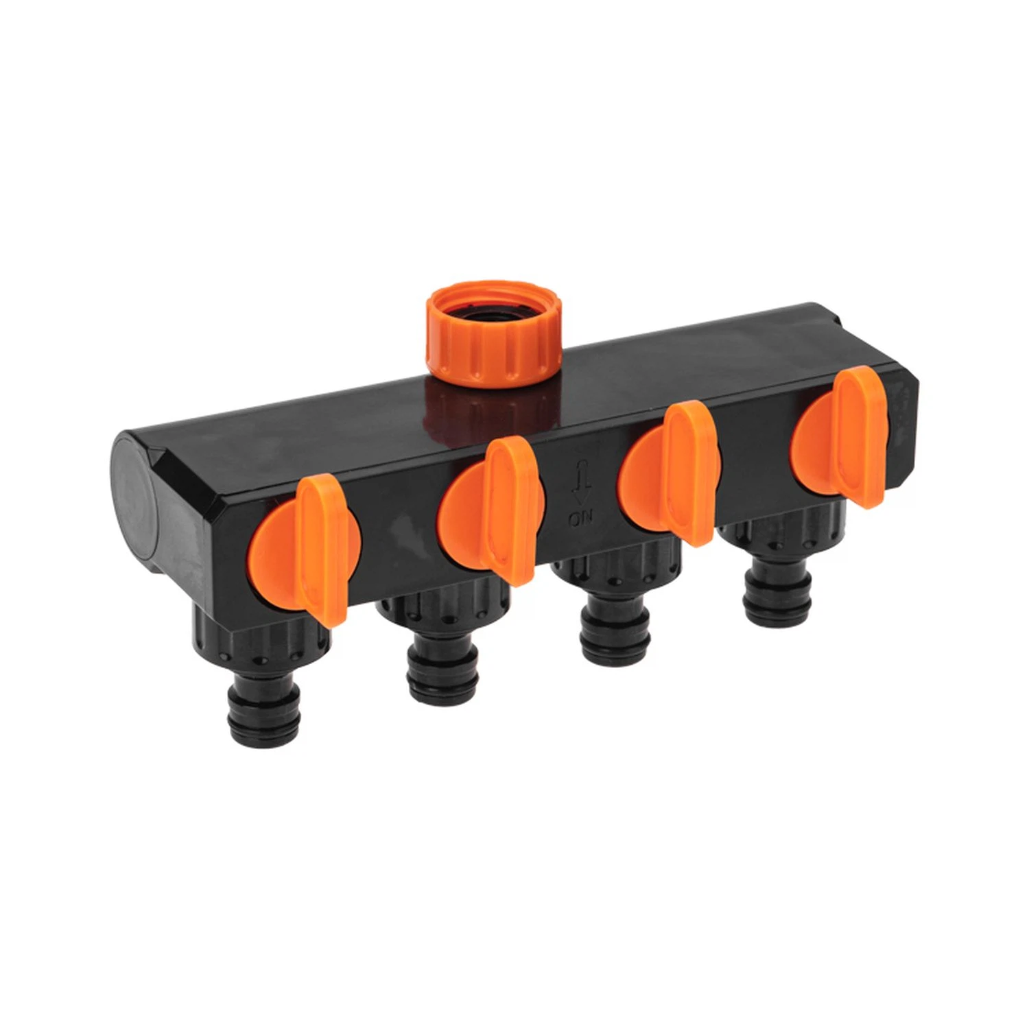 Изображение товара Разветвитель для шланга на 4 канала 1/2, 3/4 ЧЕТЫРЕ СЕЗОНА