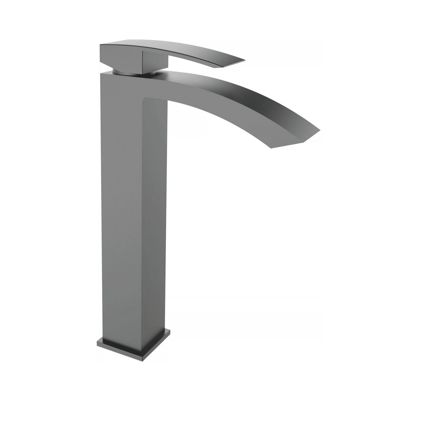 Изображение товара Смеситель Rose R15T R1511T, высокий, оружейная сталь, фиксированный излив