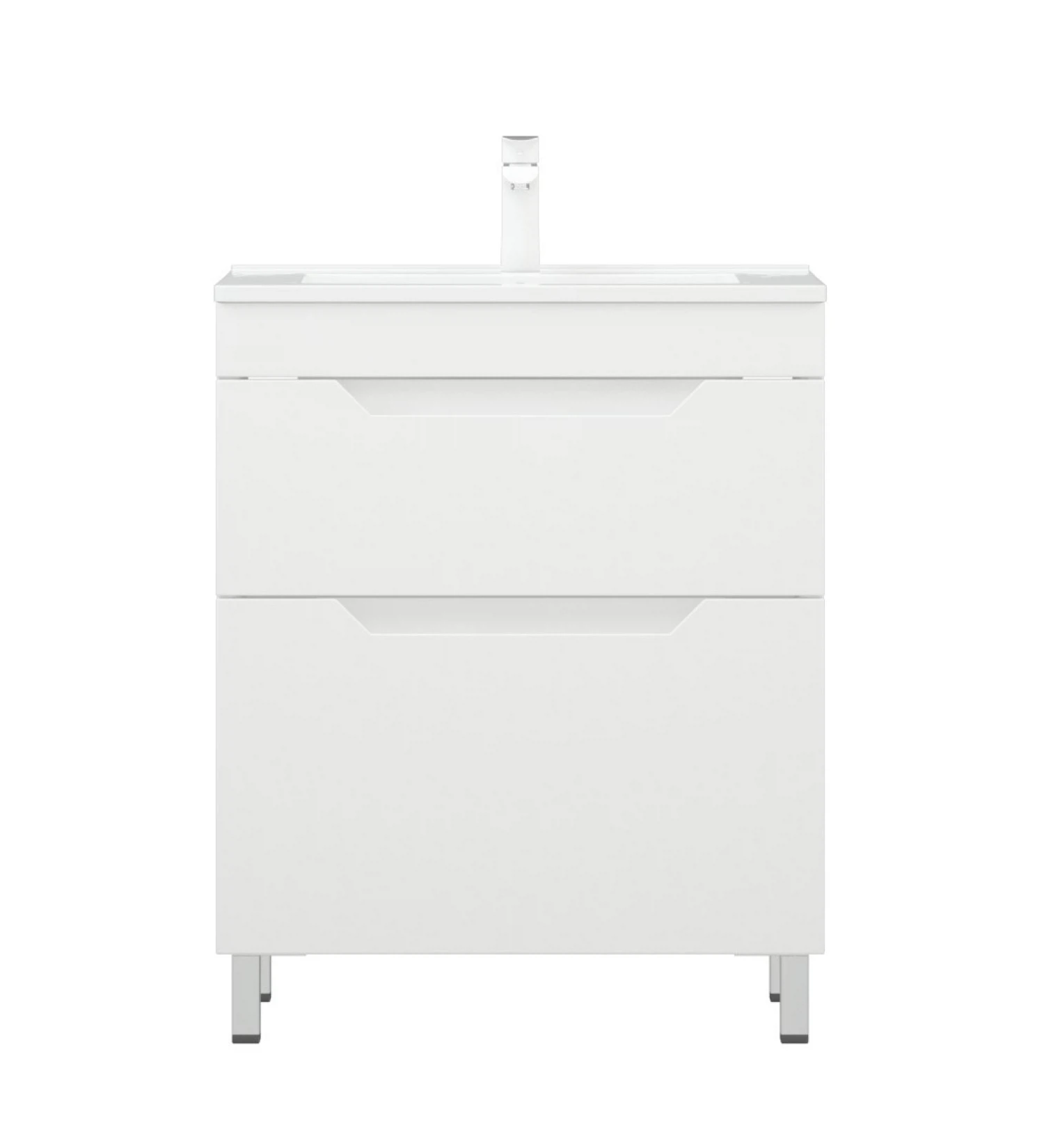 Изображение товара Тумба напольная "Юта 65 Z2", белая, Оскар 65 / Олимпия 56, Corozo, SD-00001665