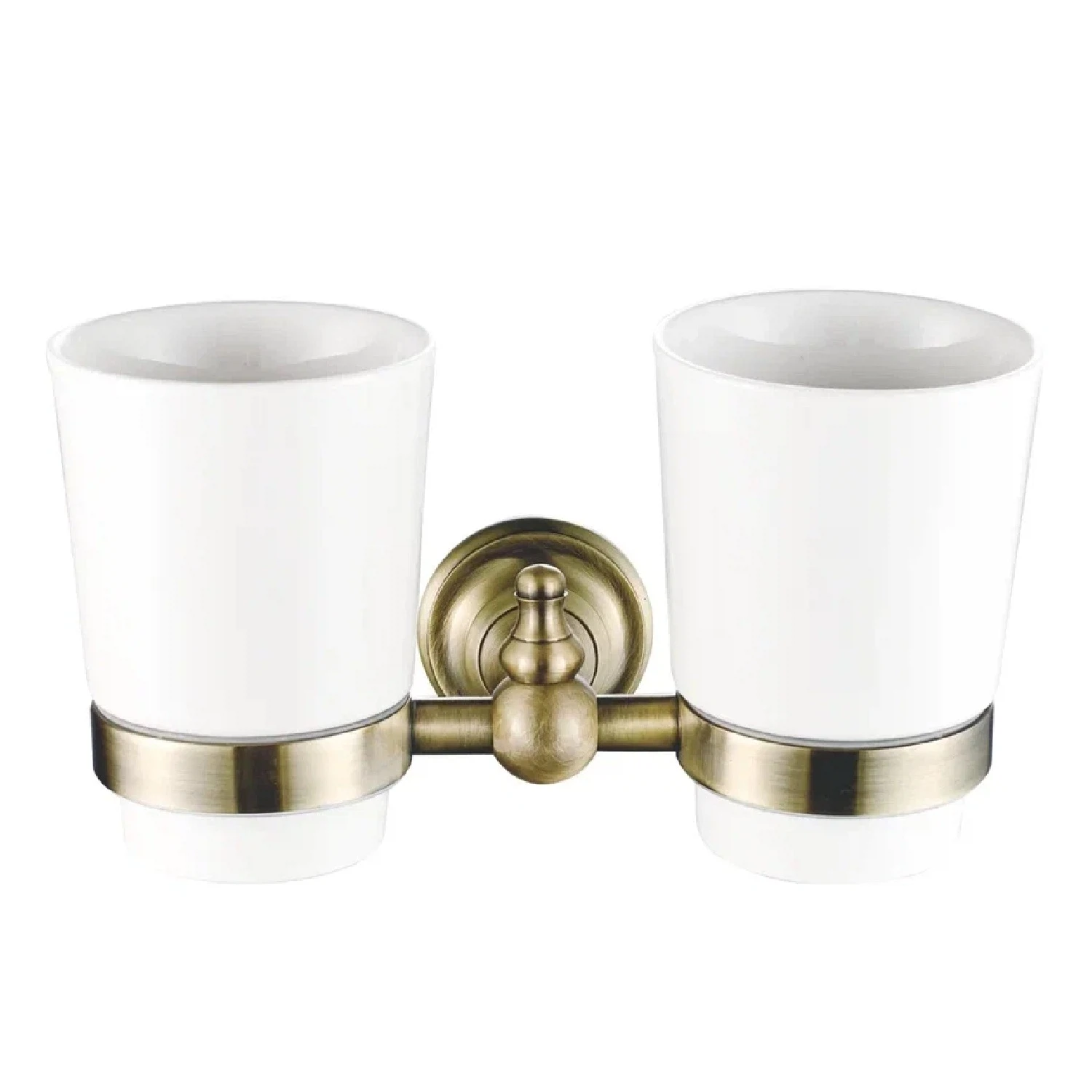 Изображение товара Стакан двойной для ванной комнаты Rose RG1122Q, бронза