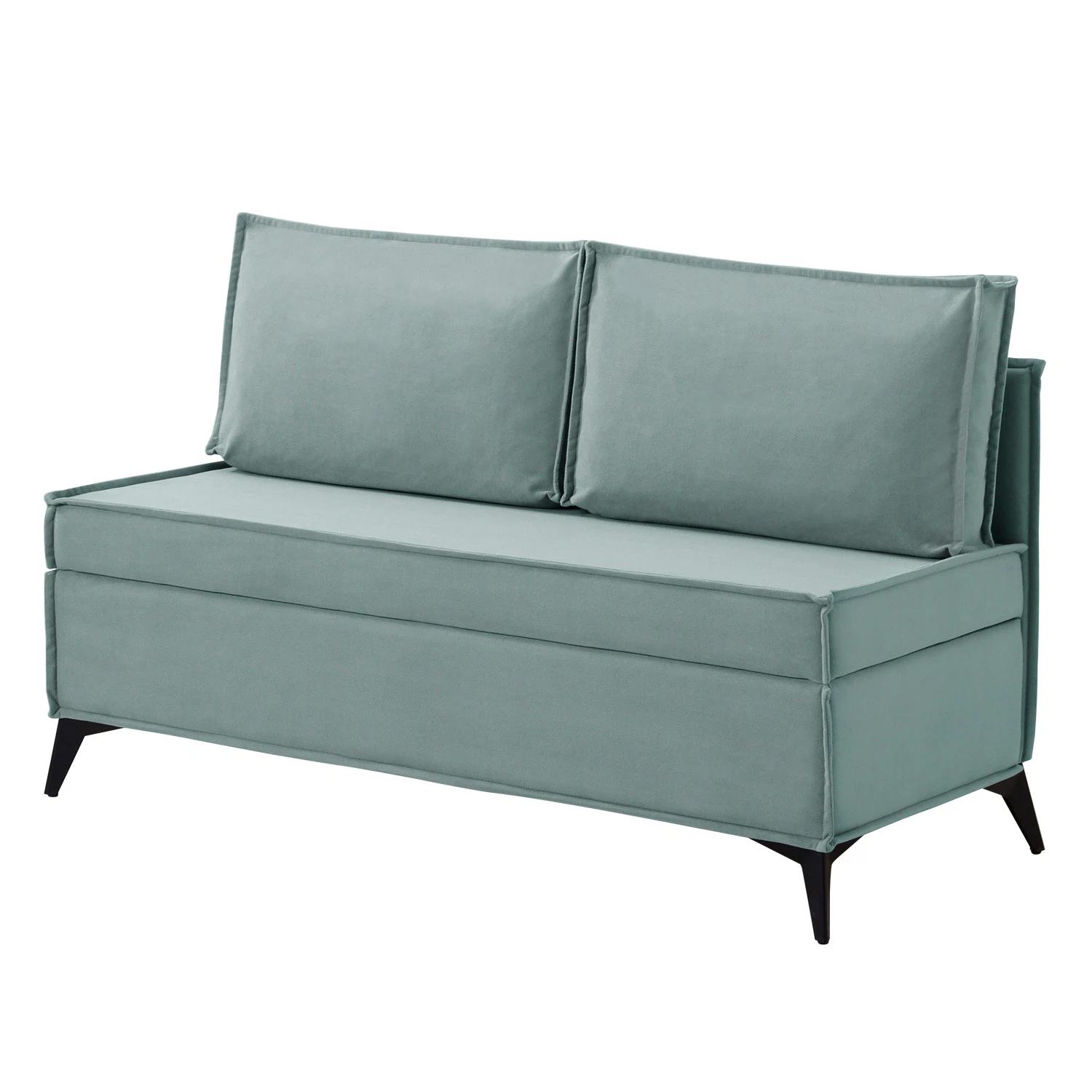 Изображение товара Диван кухонный NORTA Loft XS 1330х585х800 VIVALDI 10 (грязно-бирюзовый)