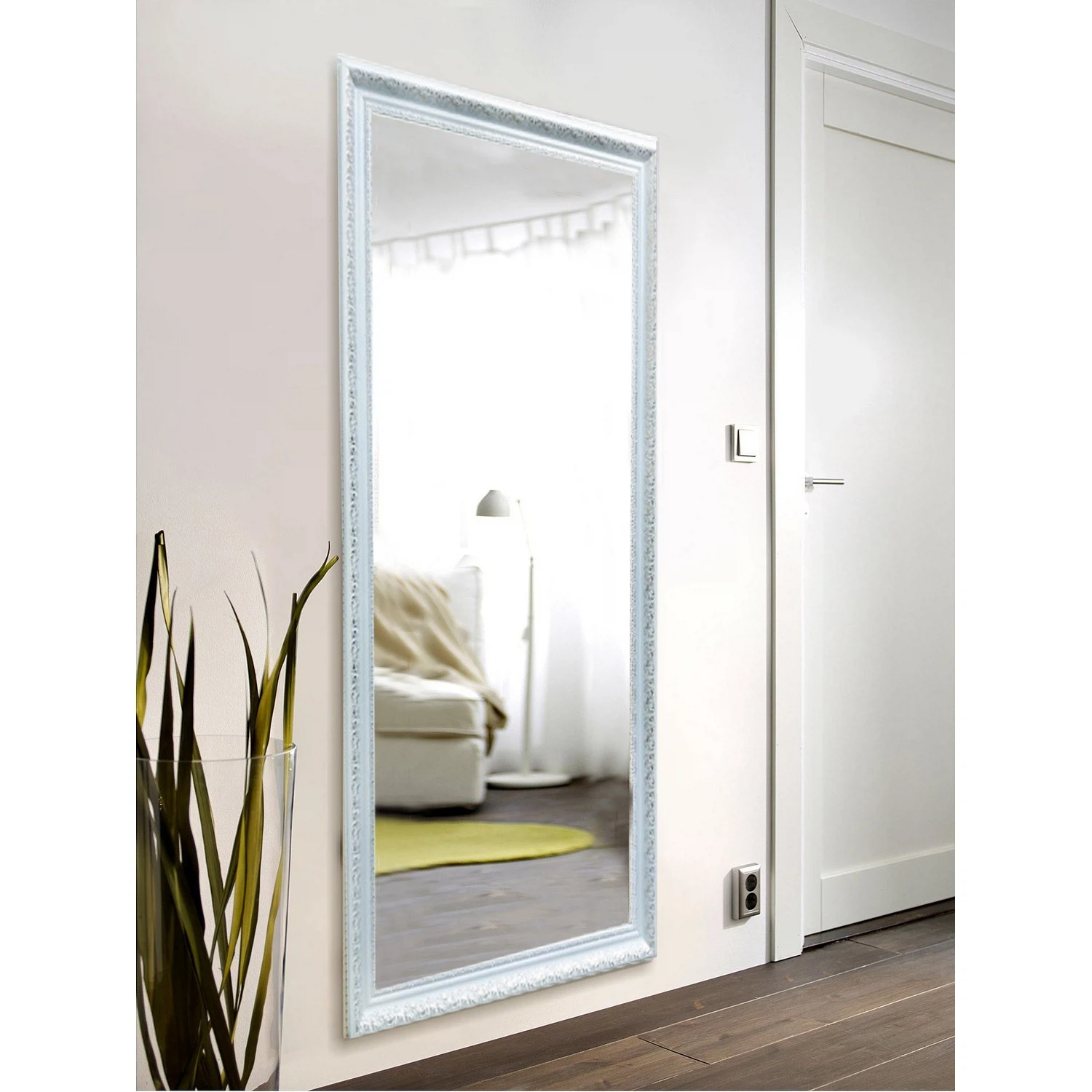 Изображение товара Зеркало MIXLINE "Севилья" 600*1200 (ШВ) серебро, крепеж гор/верт (полистирол)