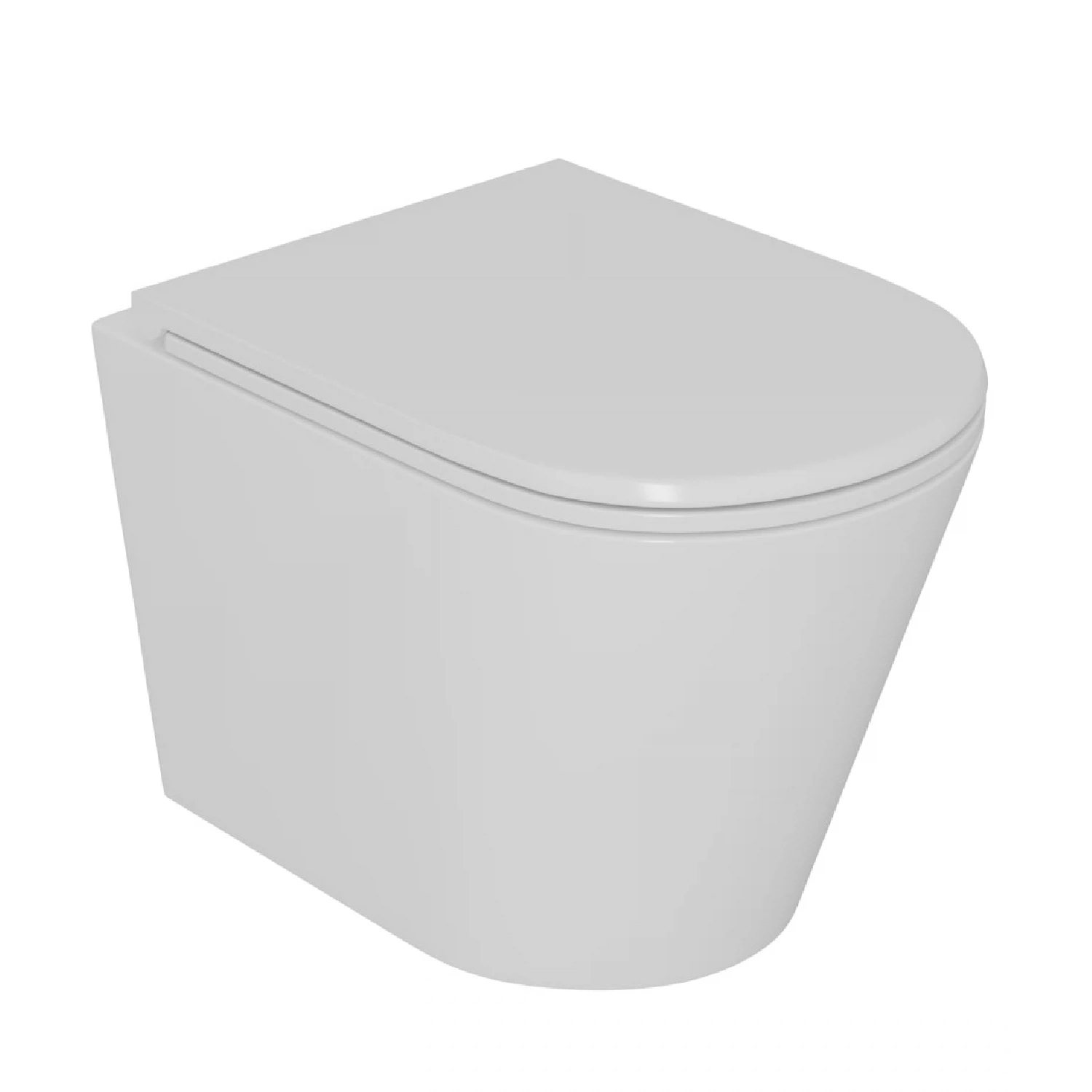 Изображение товара Унитаз подвесной безободковый D&K Venice DT1026516, белый