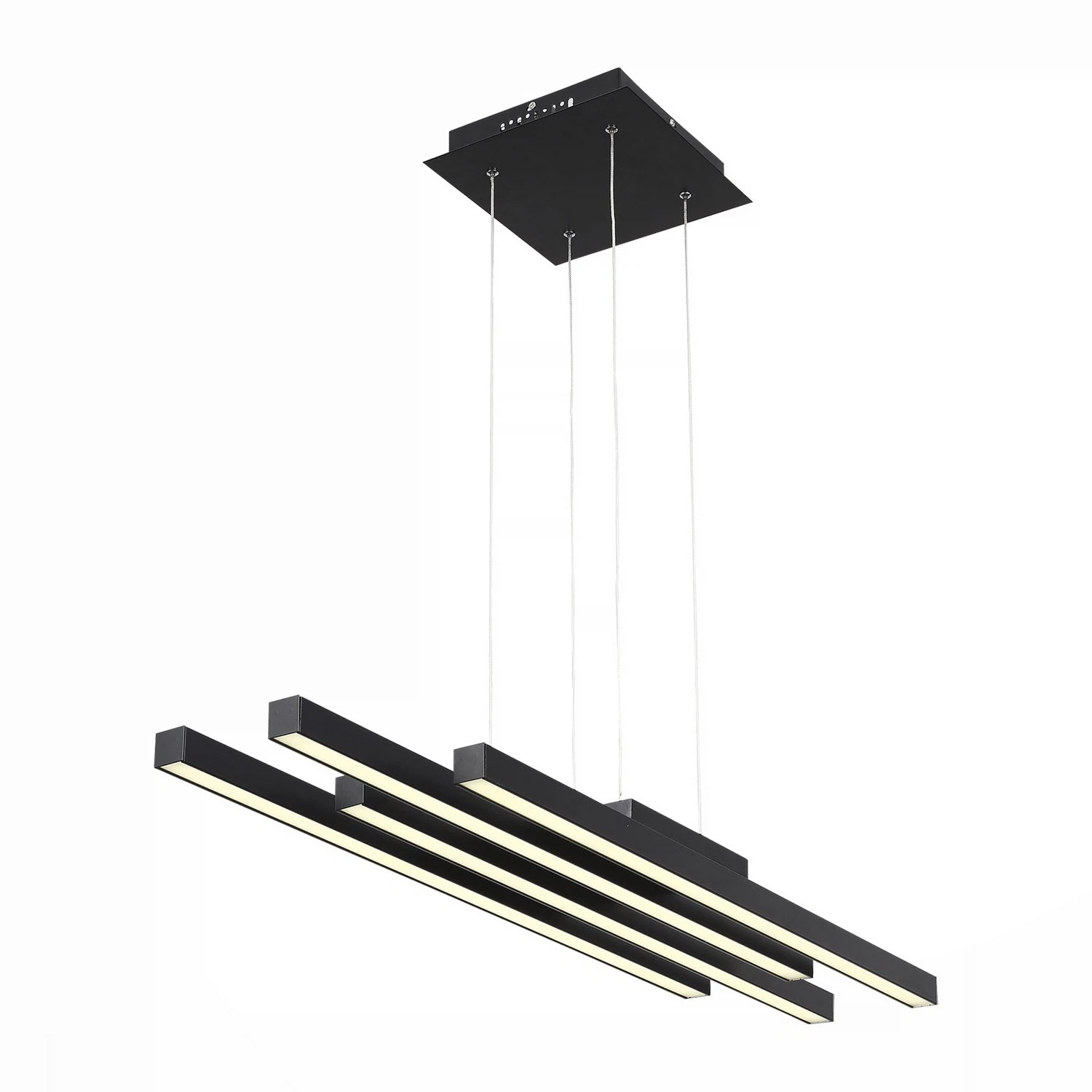 Изображение товара Люстра подвесная ST-Luce Черный/Белый  LED 1*38W 3000K/4000K/6000K, SL933.403.04