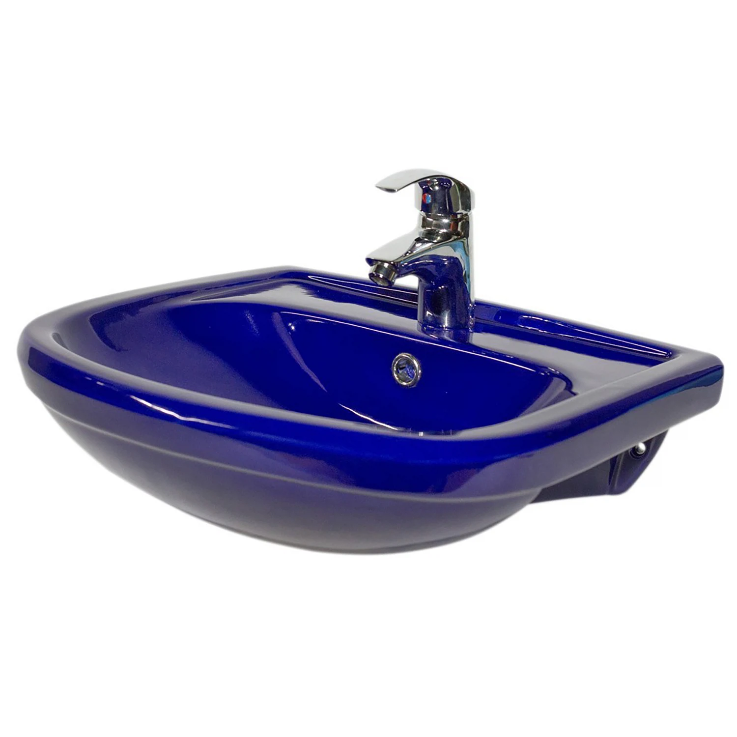 Изображение товара Раковина накладная "Альфана-52" синий (ОК)