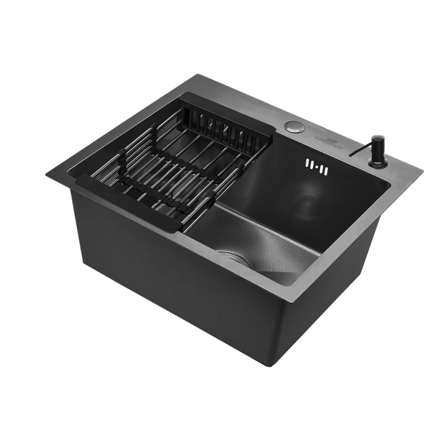 Изображение товара Кухонная мойка WISENT из нержавеющей стали с PVD покрытием 50х44 см