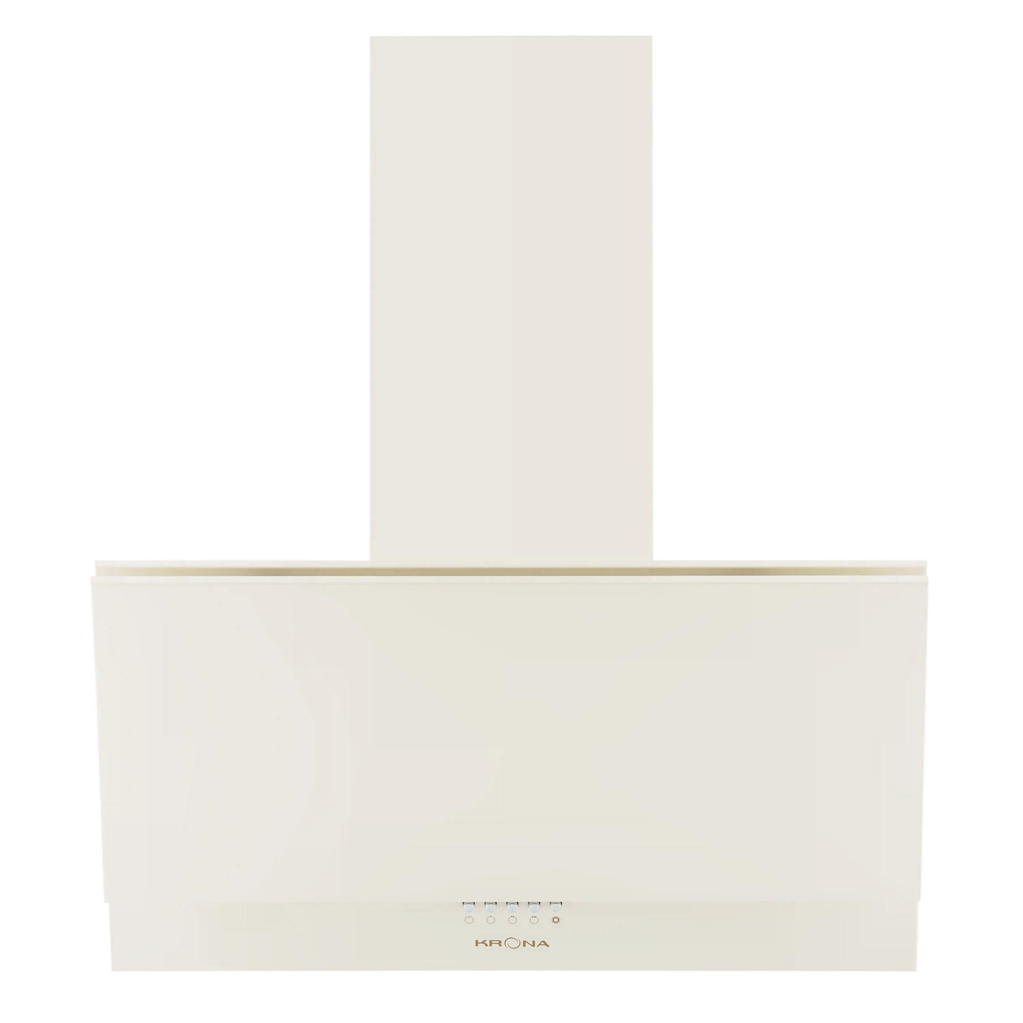 Изображение товара Вытяжка кухонная KRONA Olly 600 Ivory PB наклонная 60 см энергоэффективное LED-освещение