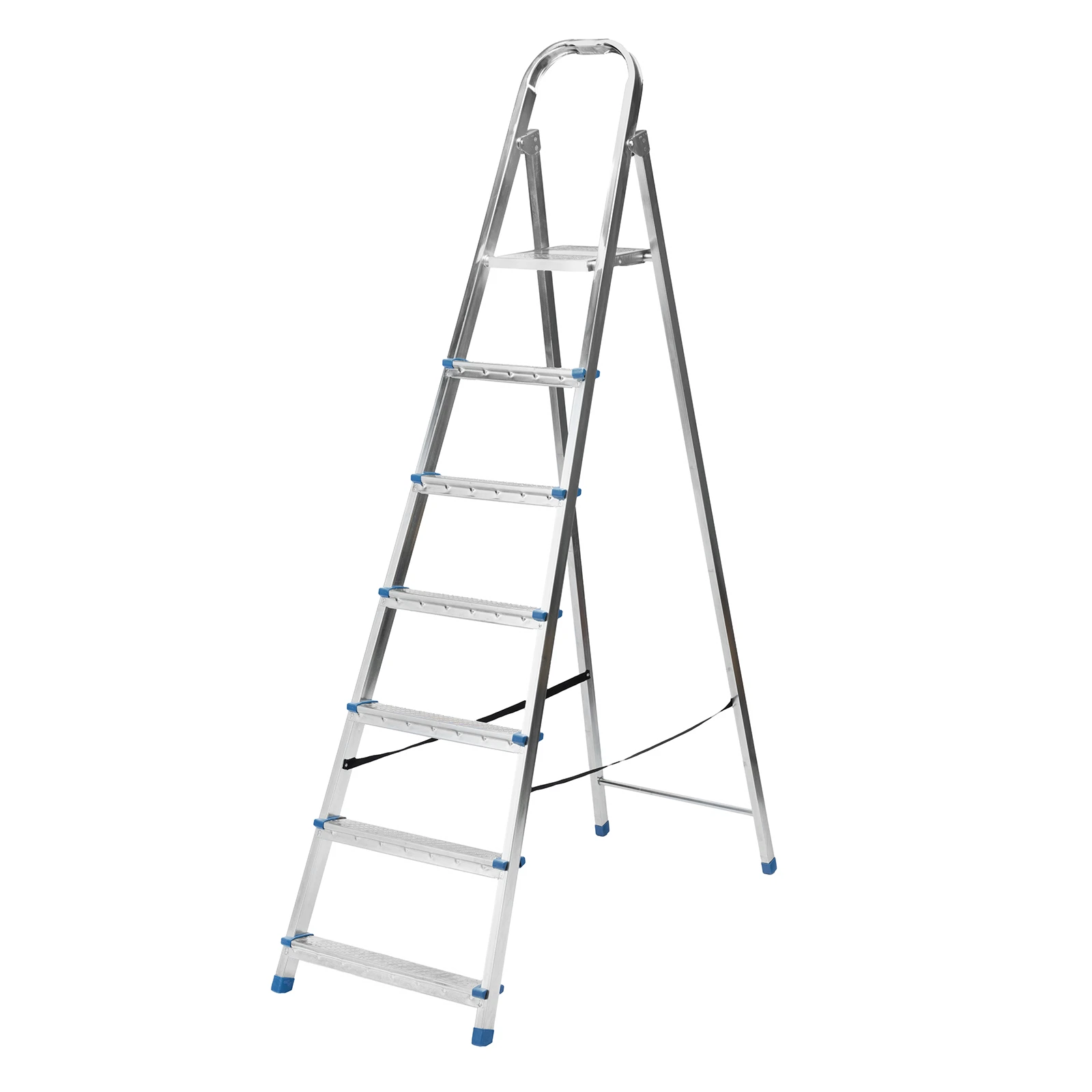 Изображение товара Стальная оцинкованная стремянка Сибртех 7 ступеней, рабочая высота 3.4 м