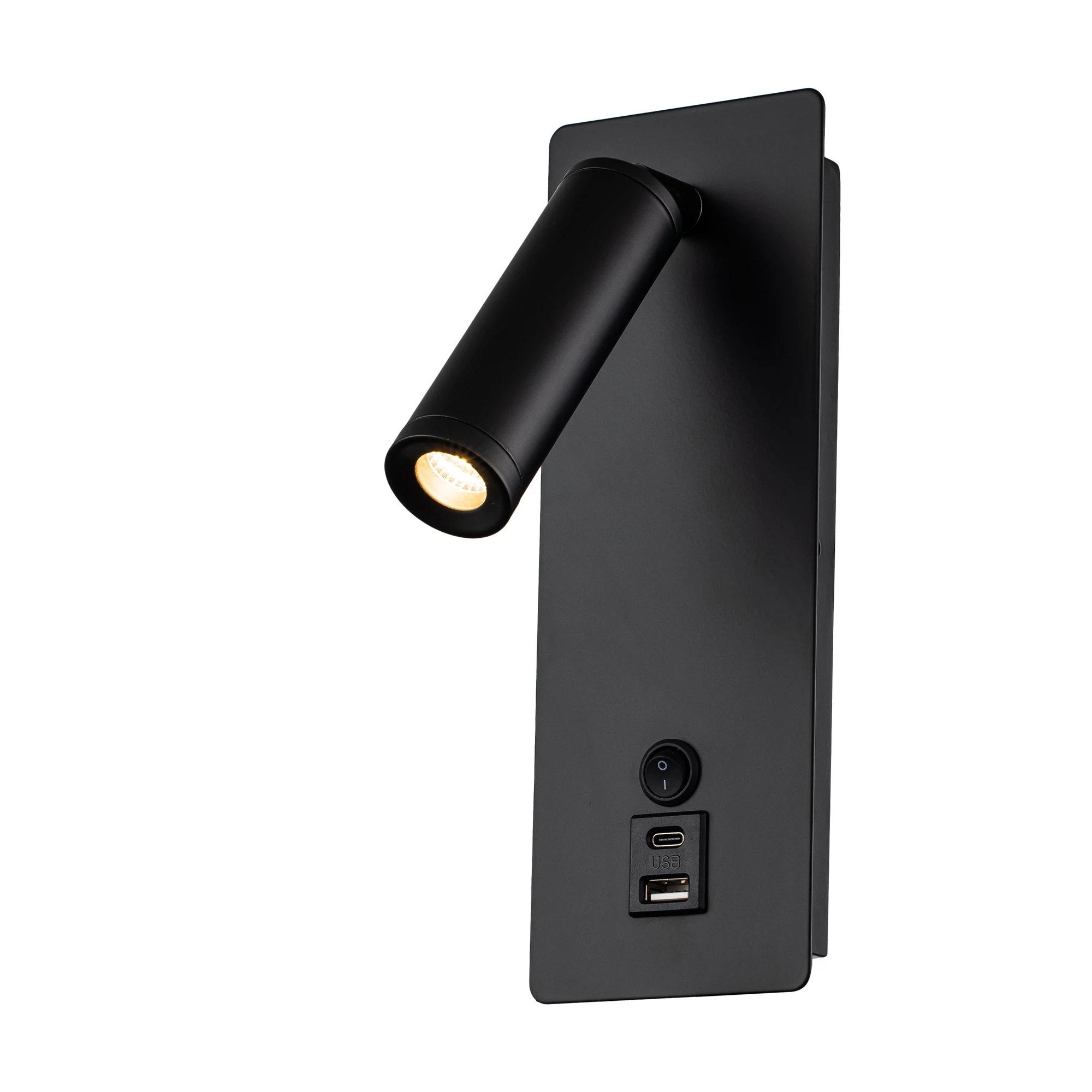 Изображение товара Настенный светильник Freya Brok FR5341WL-L3B черный LED 3000K 3Вт с USB разъемом