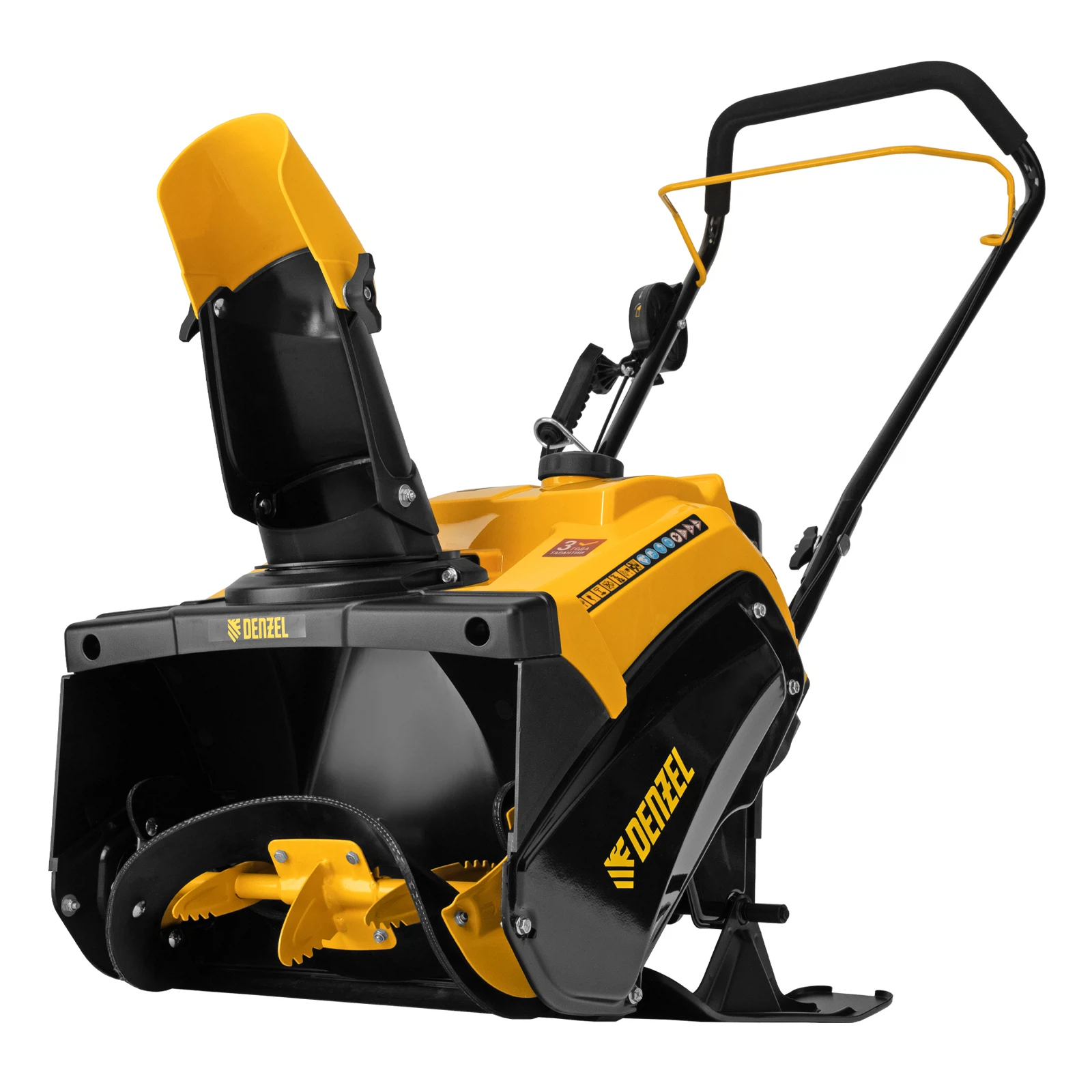 Изображение товара Бензиновая снегоуборочная машина SB 460 Sled, 99cc, лыжи ручной старт, Denzel 97648