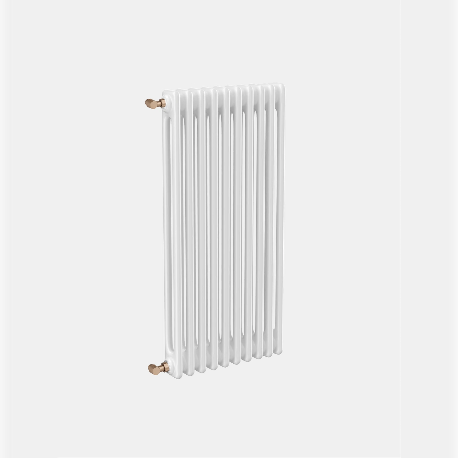 Изображение товара Трубчатый радиатор ТЕПЛОФОРТ двухтрубный ТР2057-10, белый глянец, мощность 770 Вт