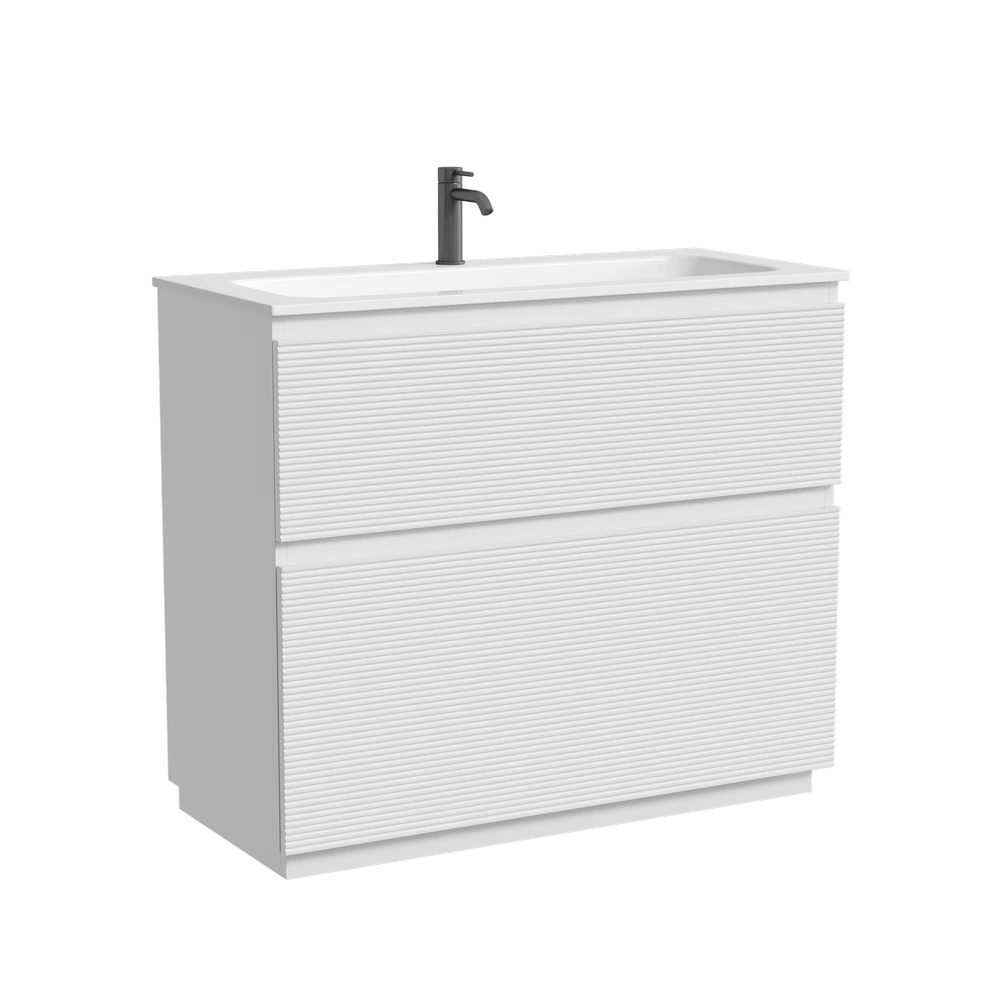 Изображение товара Напольная тумба под раковину SANCOS Folk Floor 995х445х850 Bianco Италия