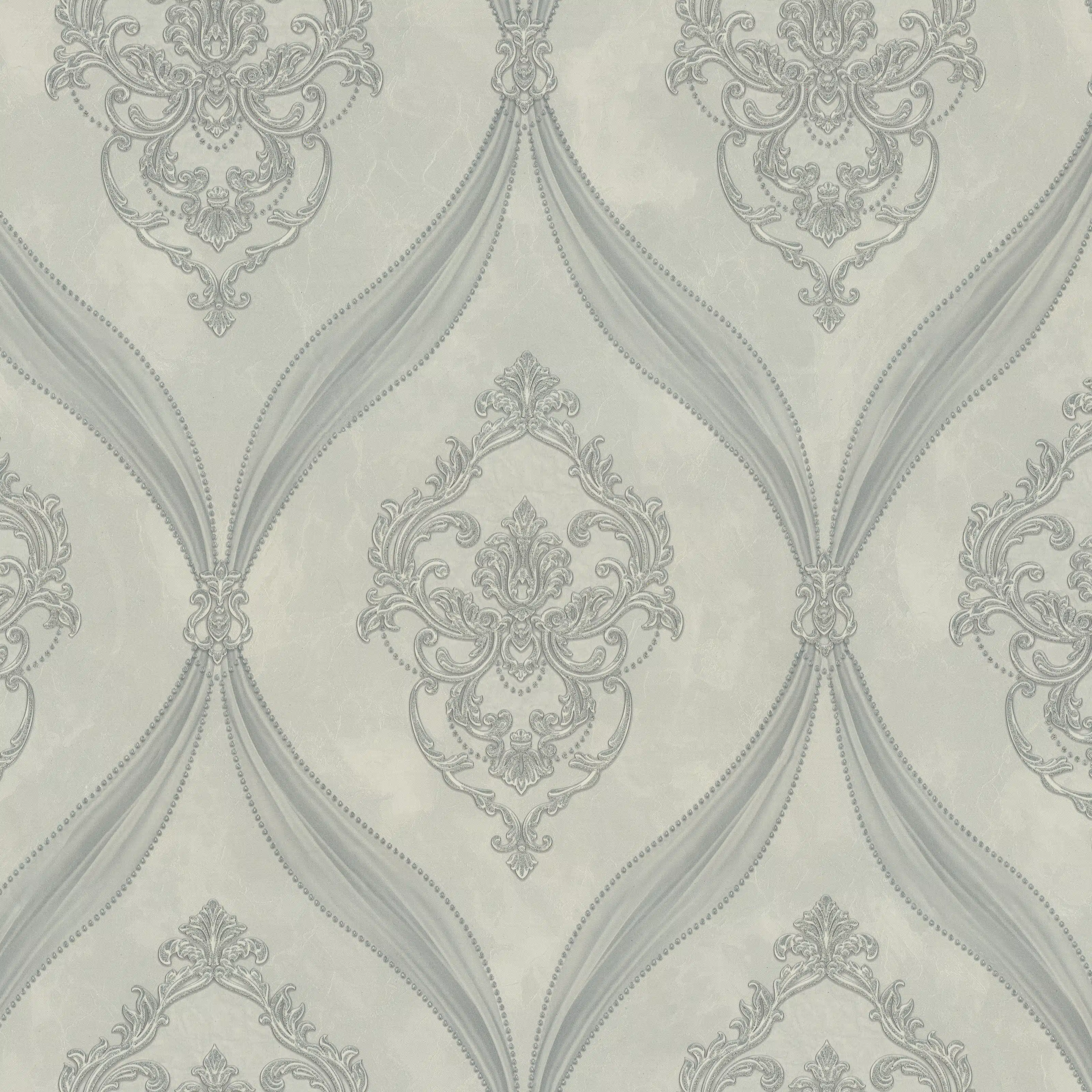 Изображение товара Обои флизелиновые Euro Decor Matilda серые, 1,06x10,05м, винил тиснение