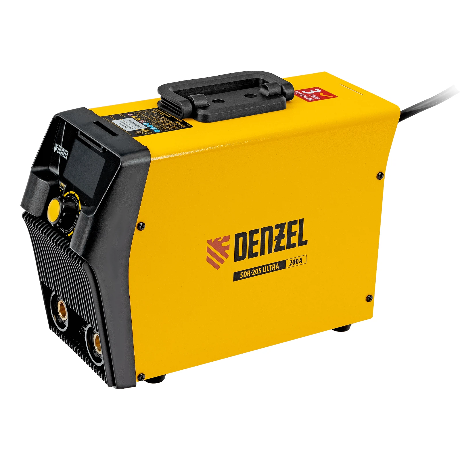 Изображение товара Инверторный аппарат дуговой сварки Denzel SDR-205 Ultra на 200 А