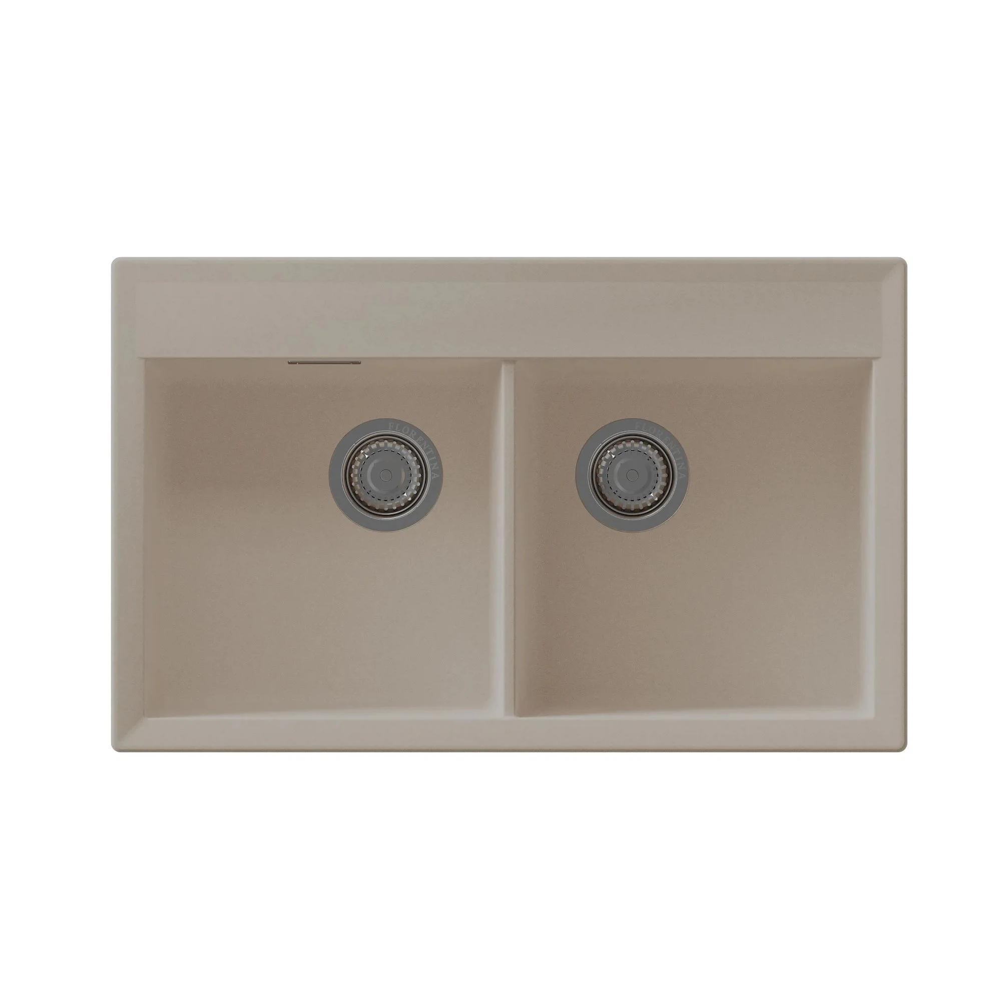 Изображение товара Кухонная мойка Florentina ТОСКАНА 17.050.E0820.104, бежевый, кварц