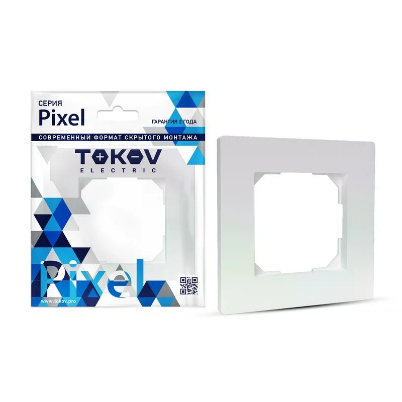 Изображение товара Рамка 1-м Pixel перламутр TOKOV ELECTRIC TKE-PX-RM1-C04