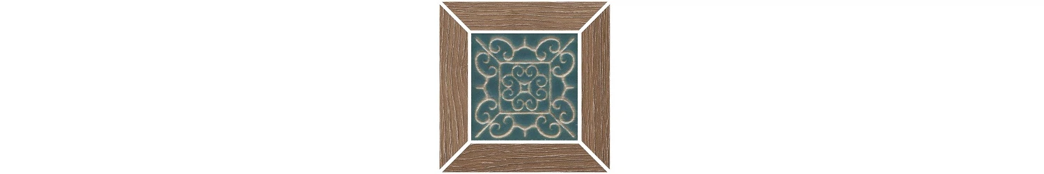 Изображение товара Вставка керамическая Тровазо коричневая 13x13 см Матовая Kerama Marazzi ID157