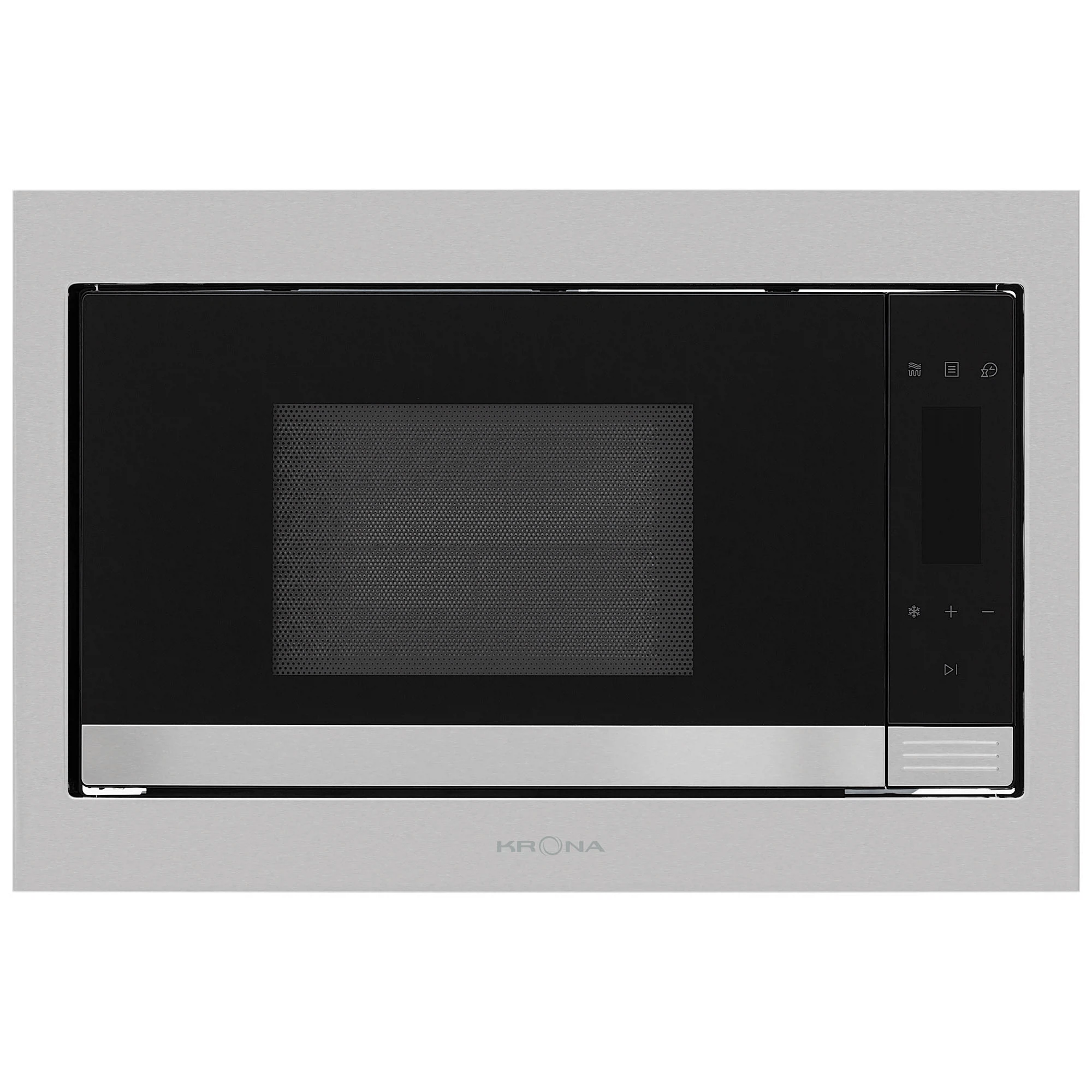 Изображение товара Встраиваемая микроволновая печь KRONA ESSEN 60 IX 1200 Вт с грилем и сенсорным управлением