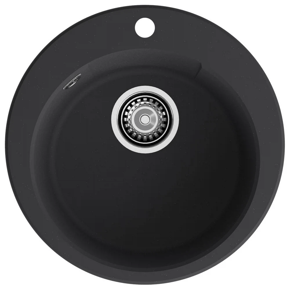 Изображение товара Кухонная мойка GranFest URBAN 649, черный, кварц