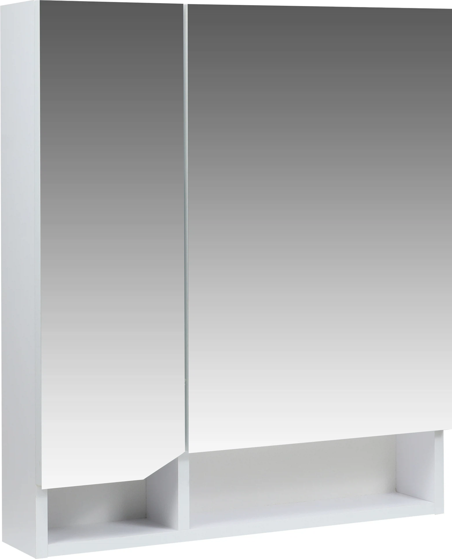 Изображение товара Зеркало шкаф SATIN COLLECTION 2911.013 для ванной белое с подсветкой