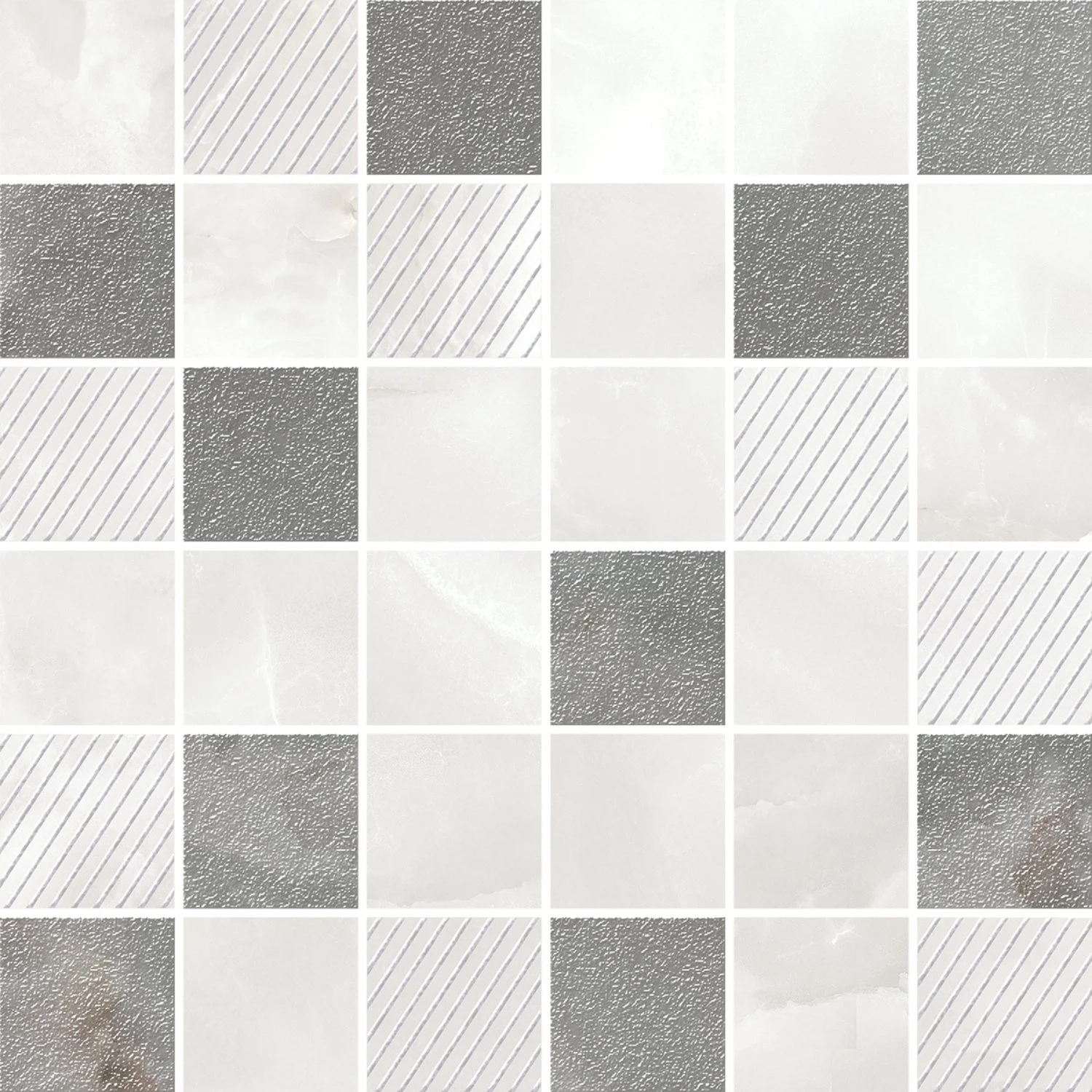 Изображение товара OPALE GREY MOSAIC 30х30 (11 шт) мозаика
