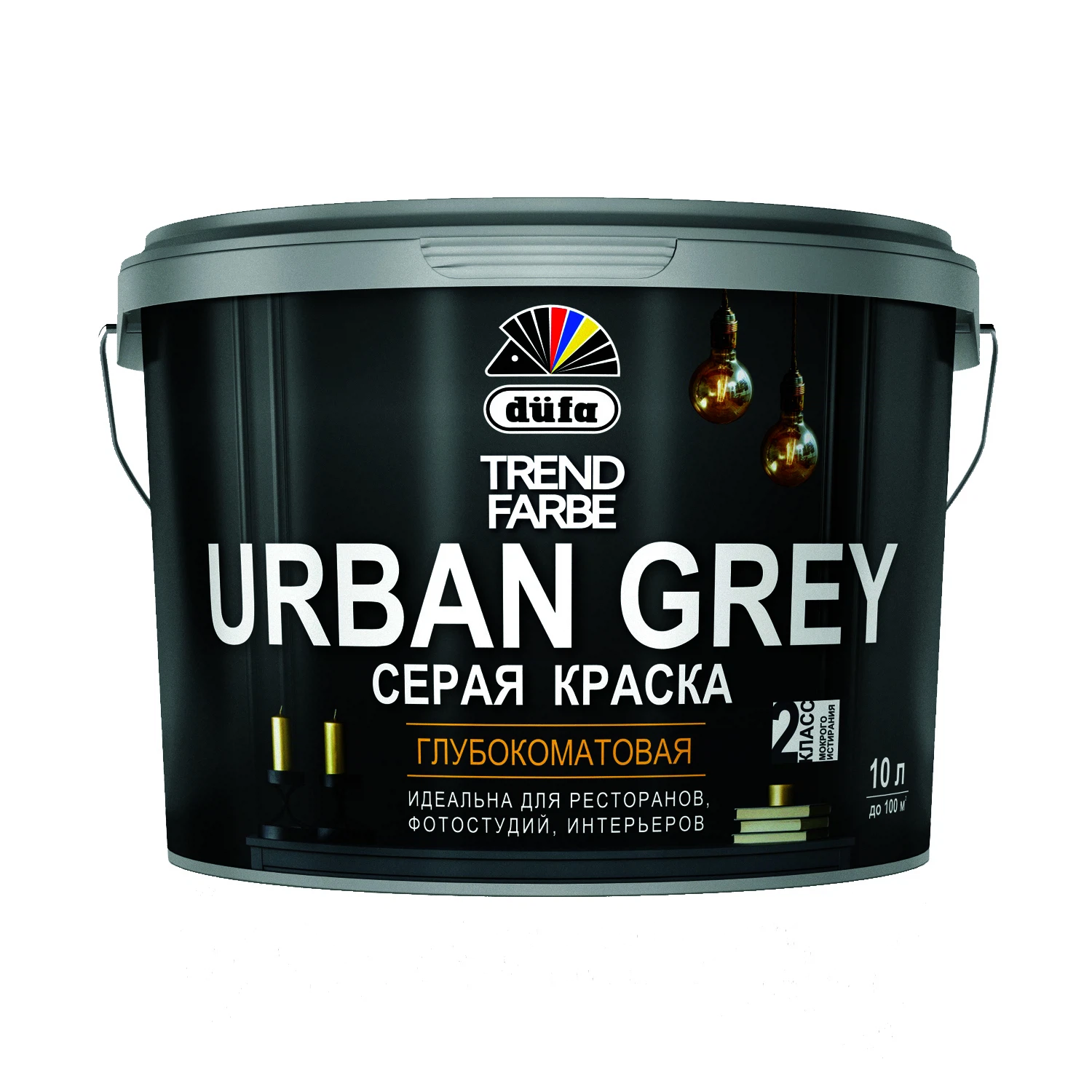 Изображение товара Dufa ВД краска TREND FARBE URBAN GREY 10л для внутренних работ