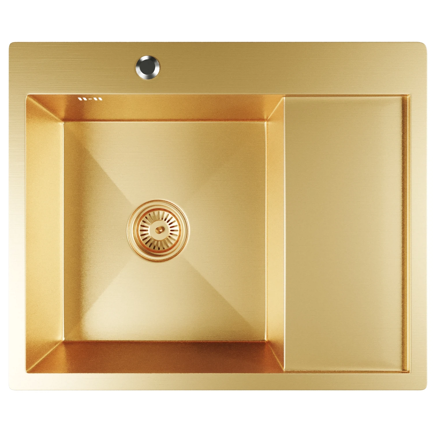 Изображение товара Кухонная мойка Mixline Pro 60х50 (3,0) золото с сифоном