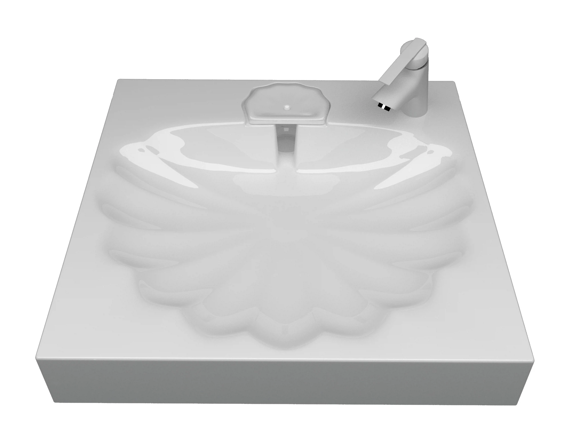 Изображение товара Раковина над стиральной машиной Ариадна 60x55 белая универсальная