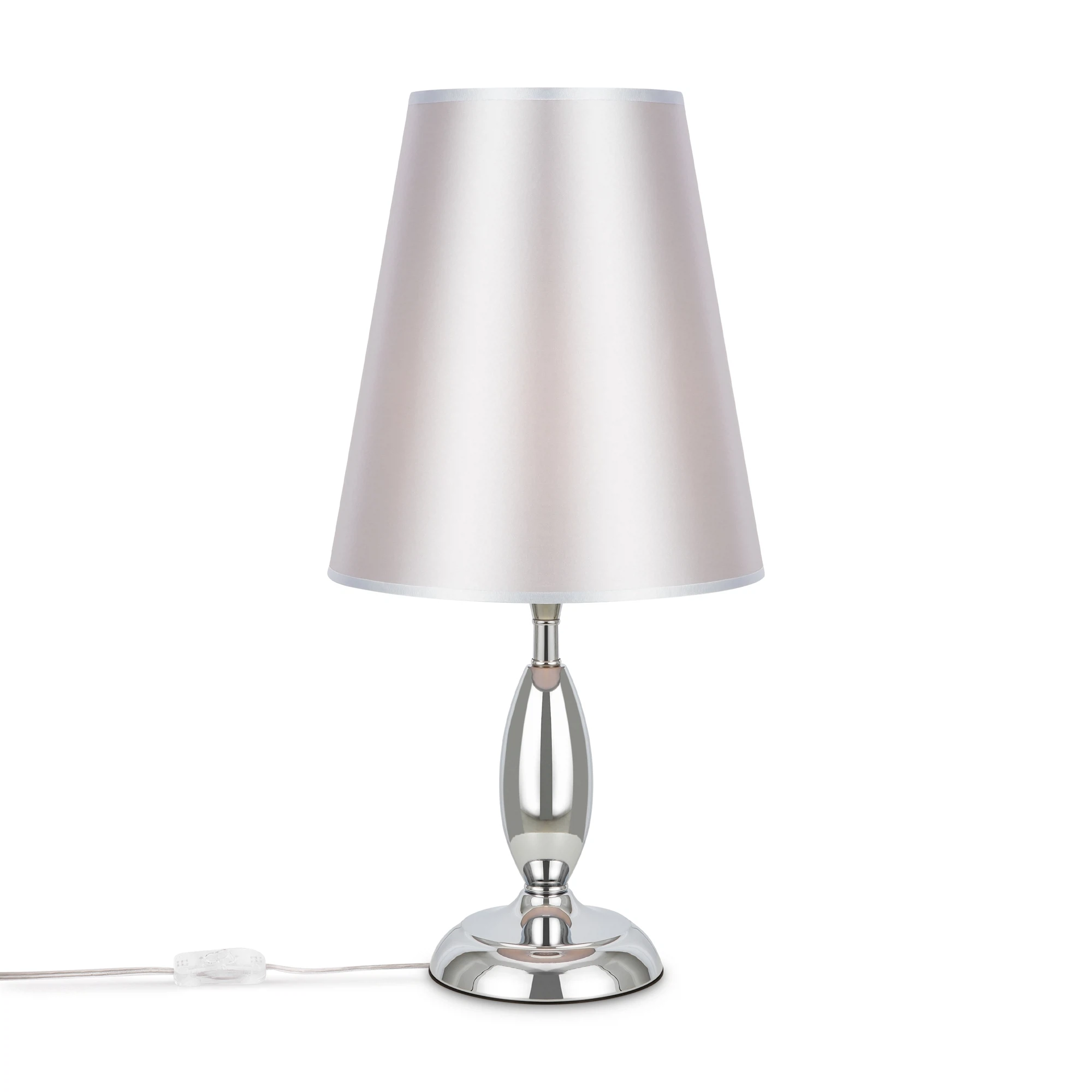 Изображение товара Настольный светильник FR2022TL-01CH с текстильным абажуром и хромированной арматурой