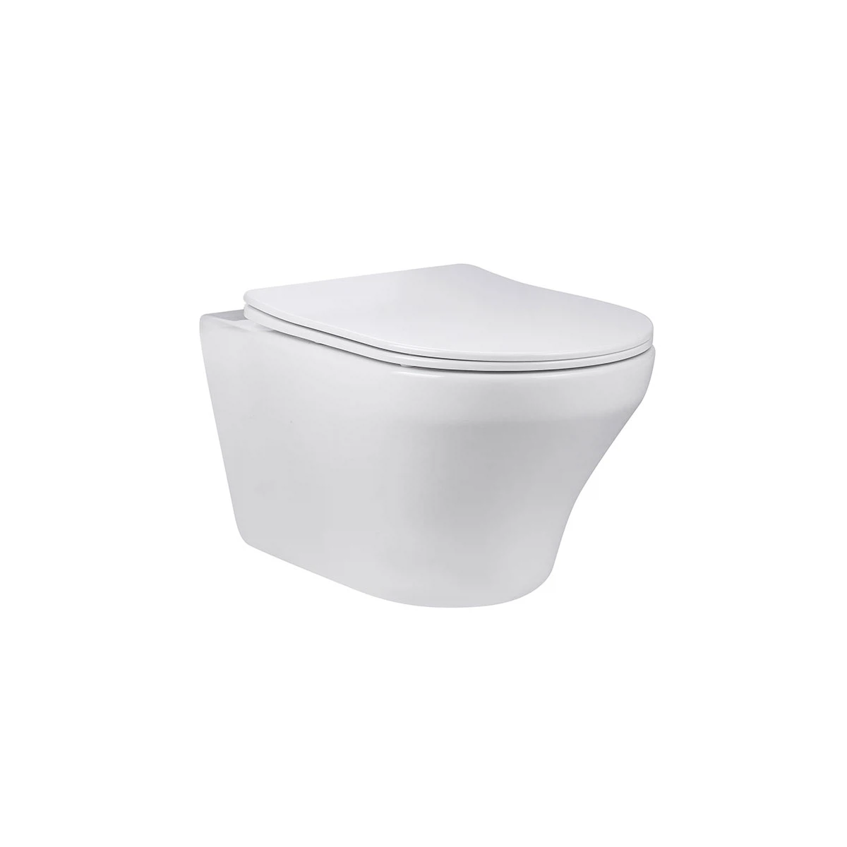 Изображение товара Подвесной унитаз Vincea Edge-M VT1-37 безободковый белый с soft-close сиденьем