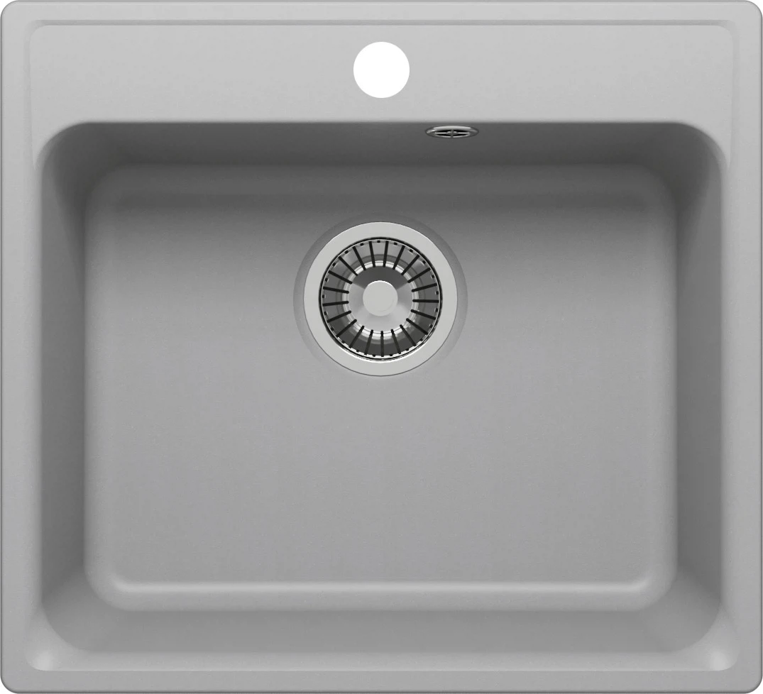 Изображение товара Кухонная мойка из искусственного камня Uperwood UPD-104, прямоугольная, цвет дым