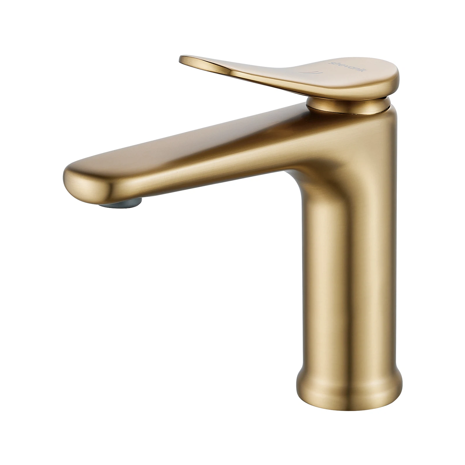 Изображение товара Смеситель Shevanik S4701G золотой сатин - рычажный, латунь, 1/2"