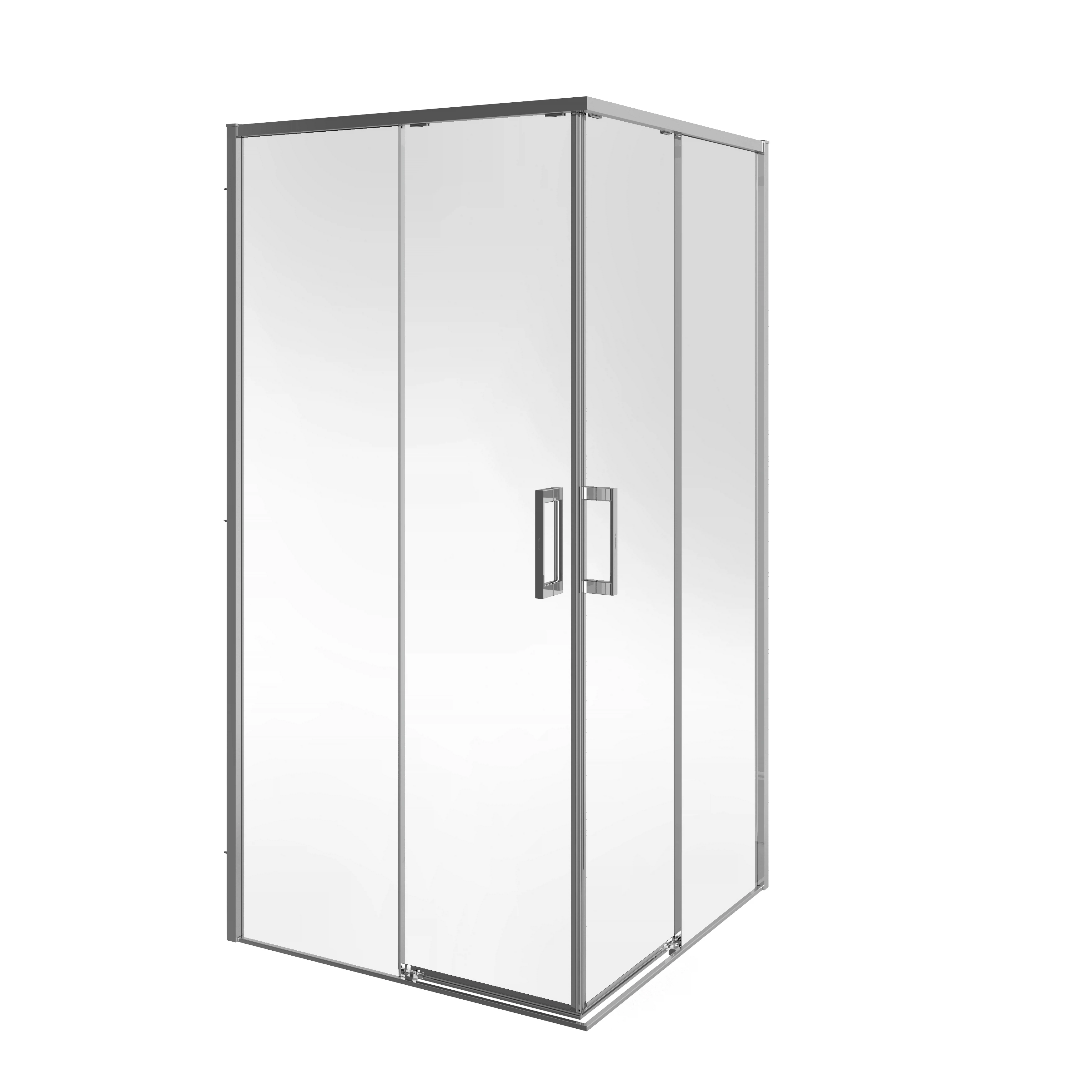 Изображение товара Душевой уголок LINDO раздвижной 100х100х195 хром Kerama Marazzi арт LN.100.SSD.CR