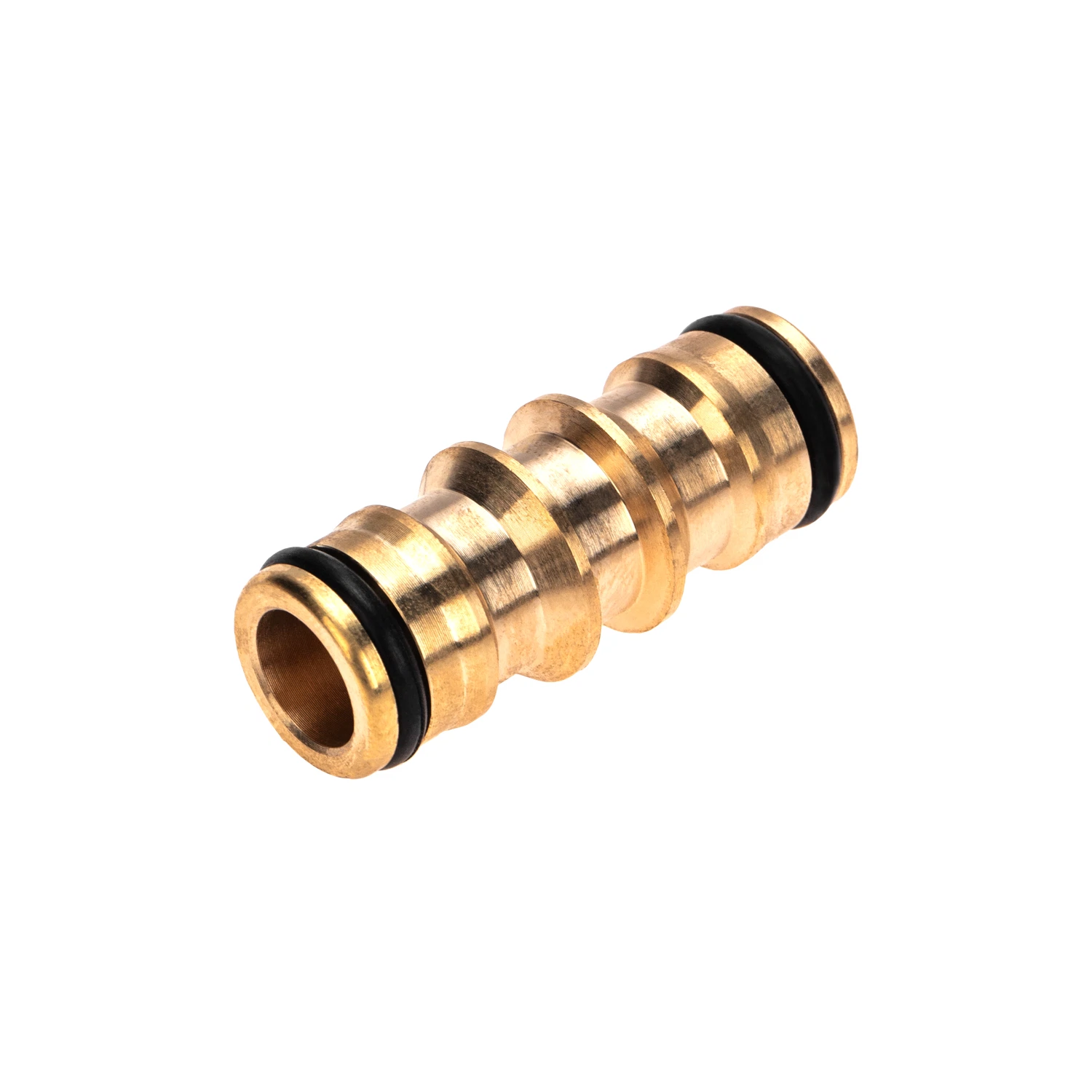 Изображение товара Двойник латунный ЧЕТЫРЕ СЕЗОНА для шлангов 1/2 дюйма монтаж водоснабжения