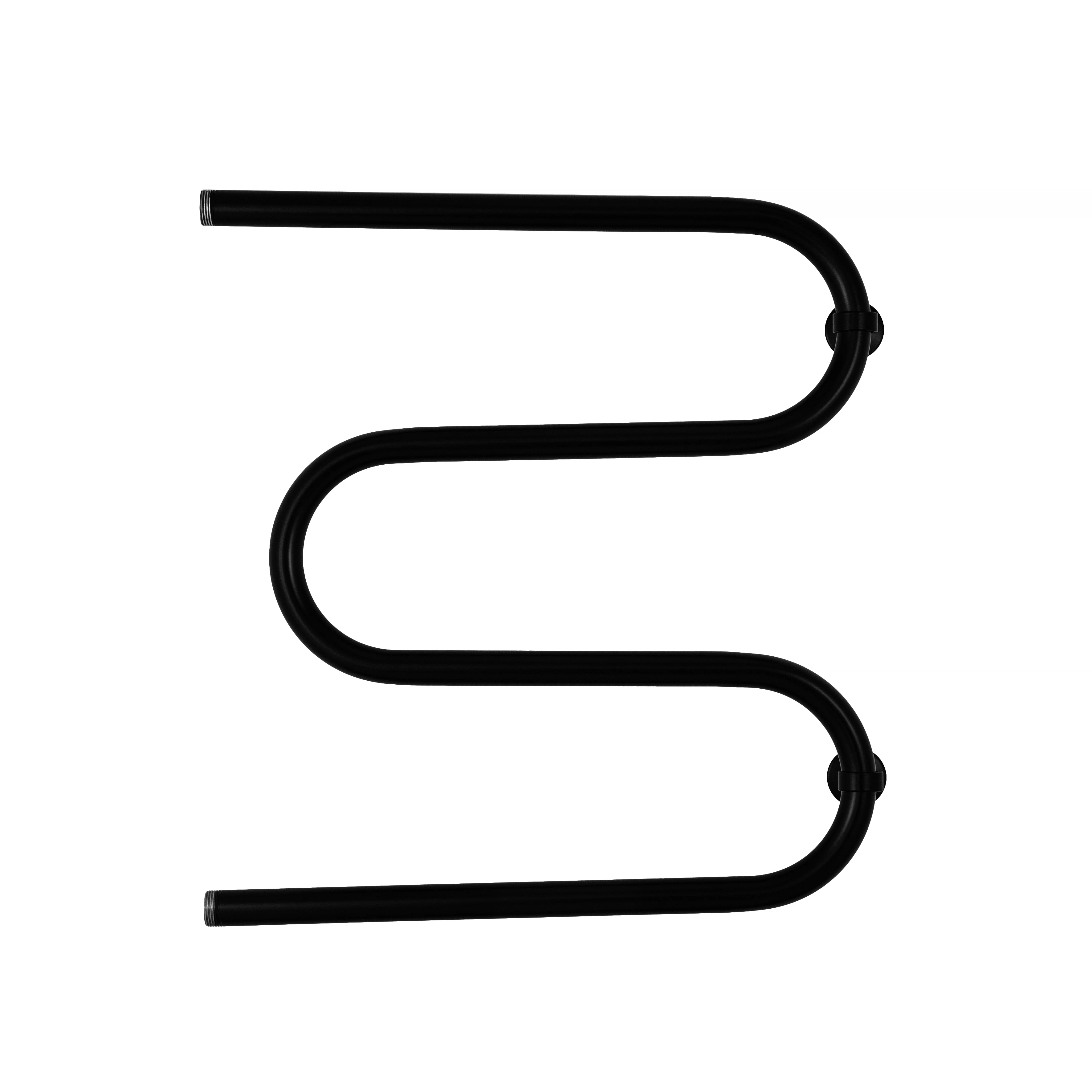 Изображение товара Полотенцесушитель водяной Energy Solo 500x500 черный матовый