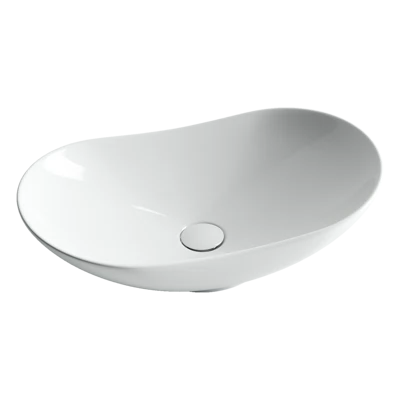 Изображение товара Раковина накладная Ceramica Nova ELEMENT белая 620x360мм
