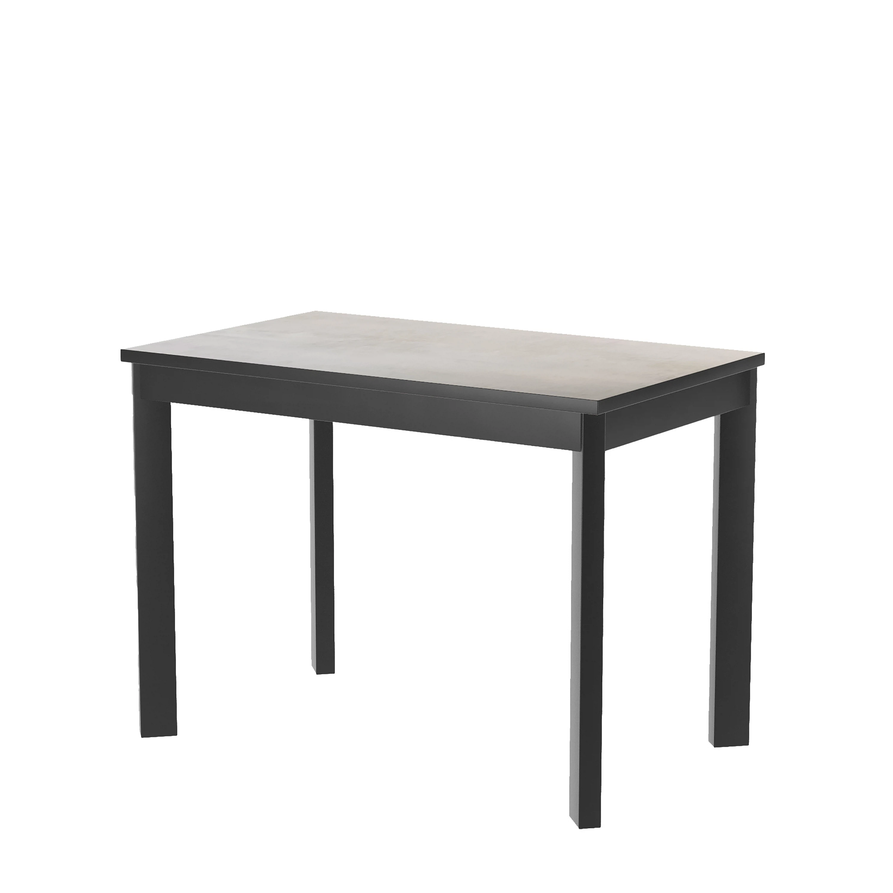 Изображение товара Стол DikLine L110 хромикс белый/опоры черные