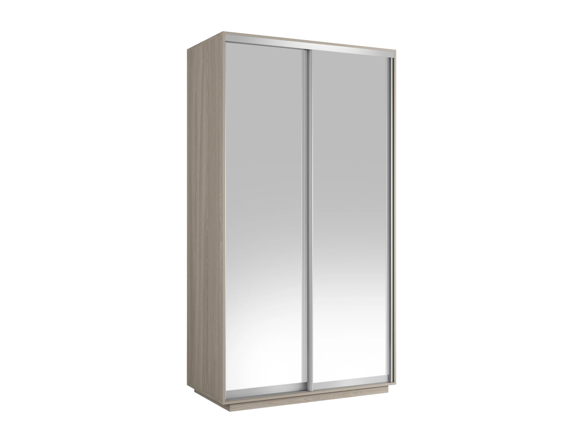 Изображение товара Шкаф-купе Экспресс Хит 2-х дверный Зеркала, 120х60х220 Ясень Шимо светлый(арт.: HEX_SHS)