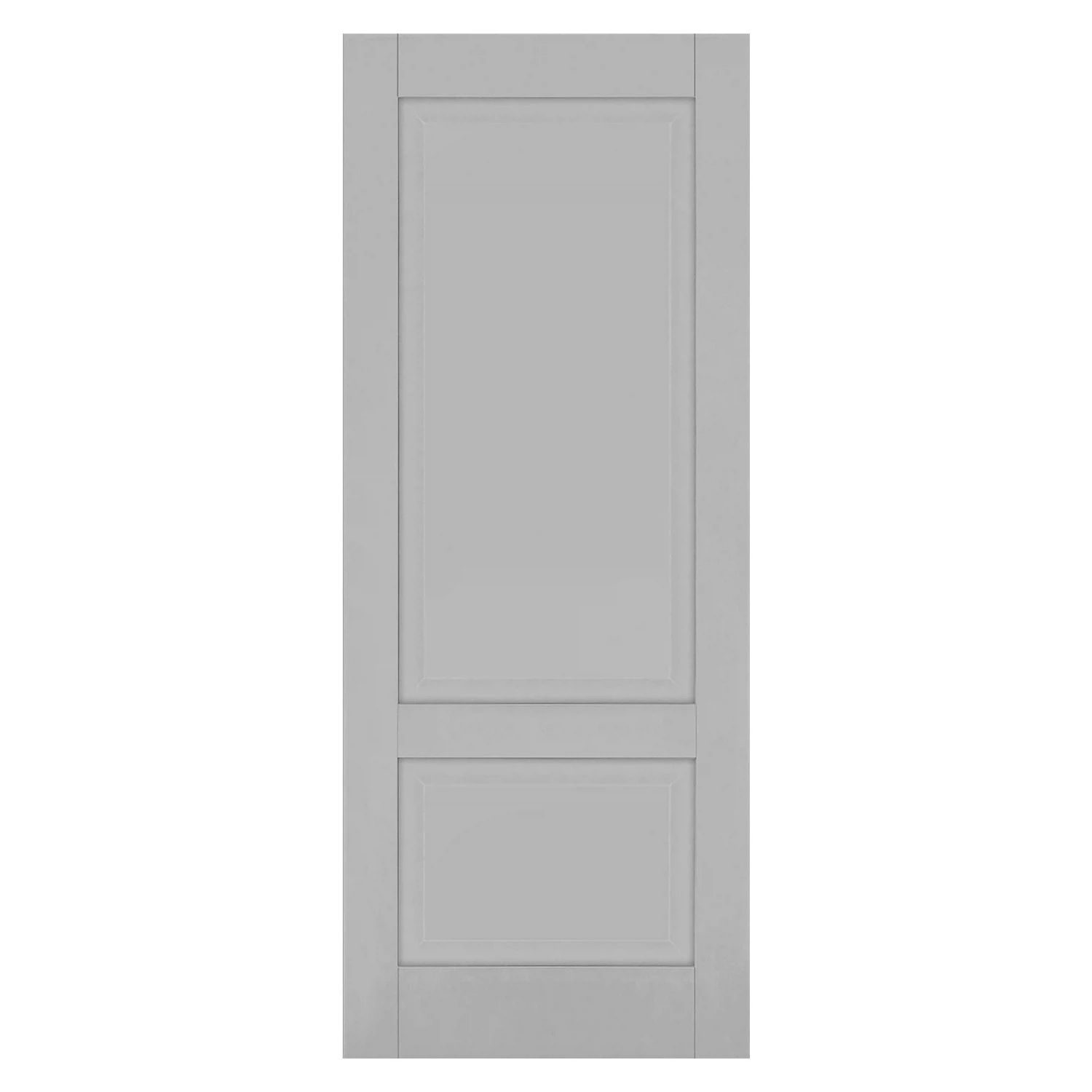 Изображение товара Межкомнатная дверь Классика 2 ЭкоШпон серый 700x2000 мм Дверипро