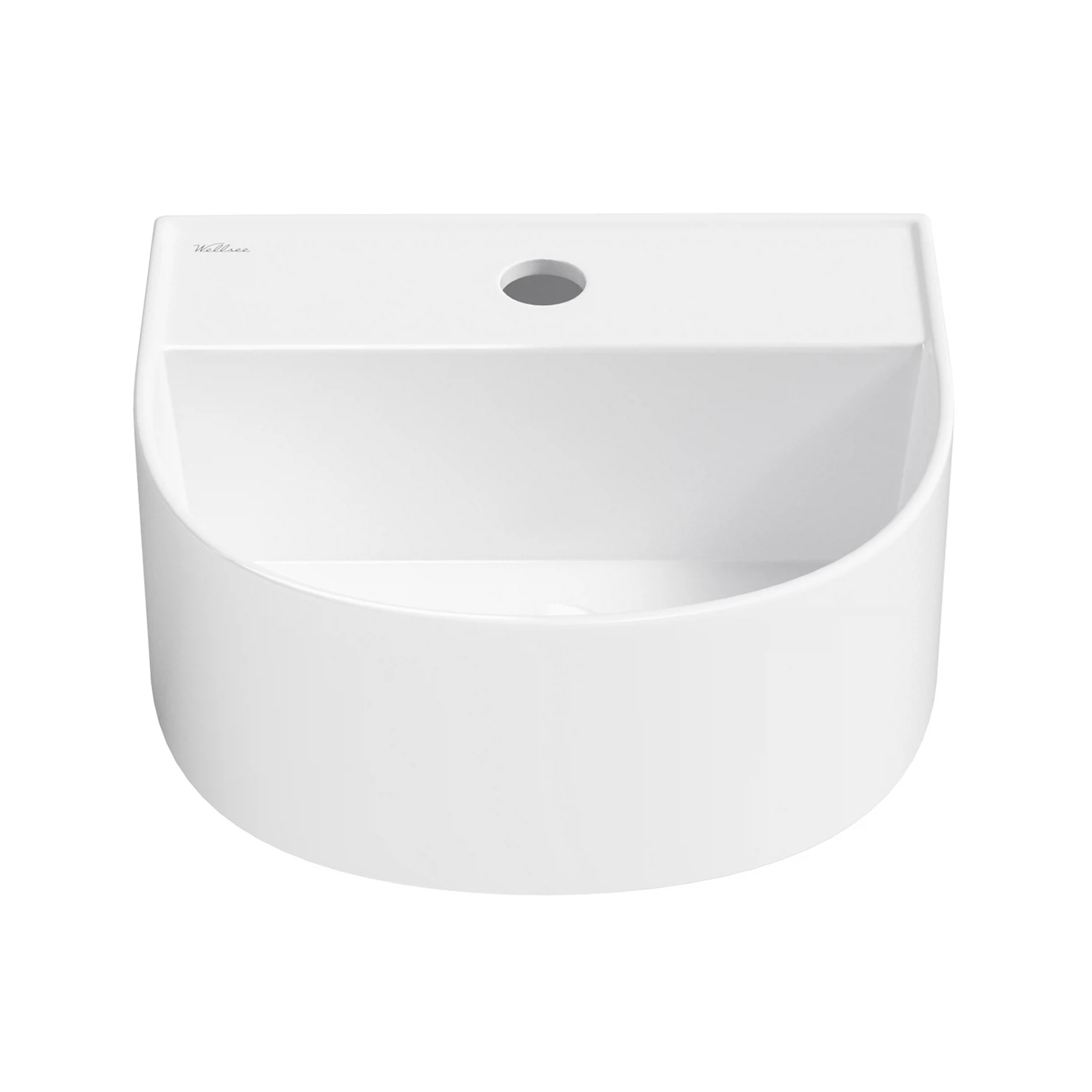 Изображение товара Раковина Wellsee WC Area белая накладная 32x28 см для ванной