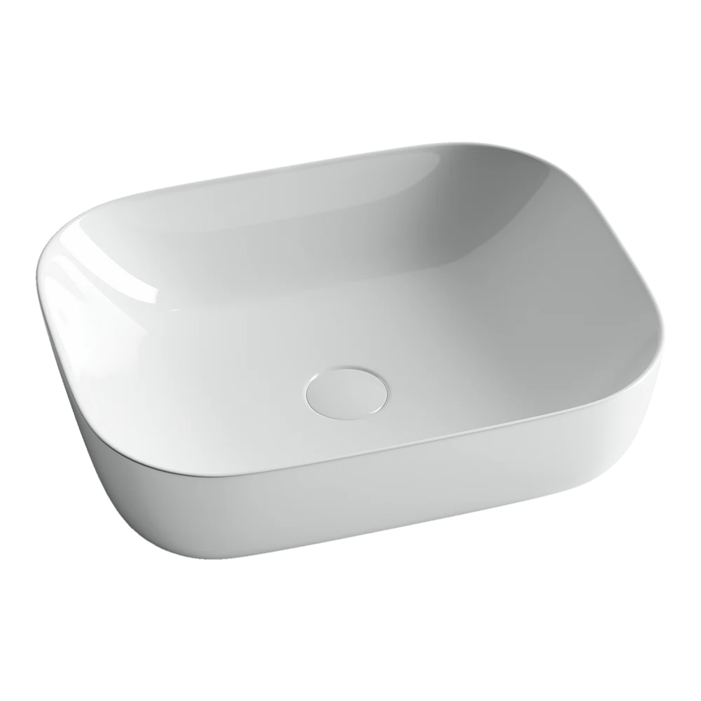 Изображение товара Накладная раковина Ceramica Nova ELEMENT белая 505x405x140 мм
