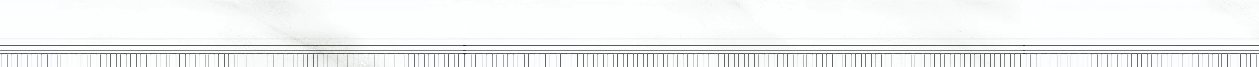 Изображение товара Керамический настенный бордюр Eurotile MADISON 883 белый 90x4 см