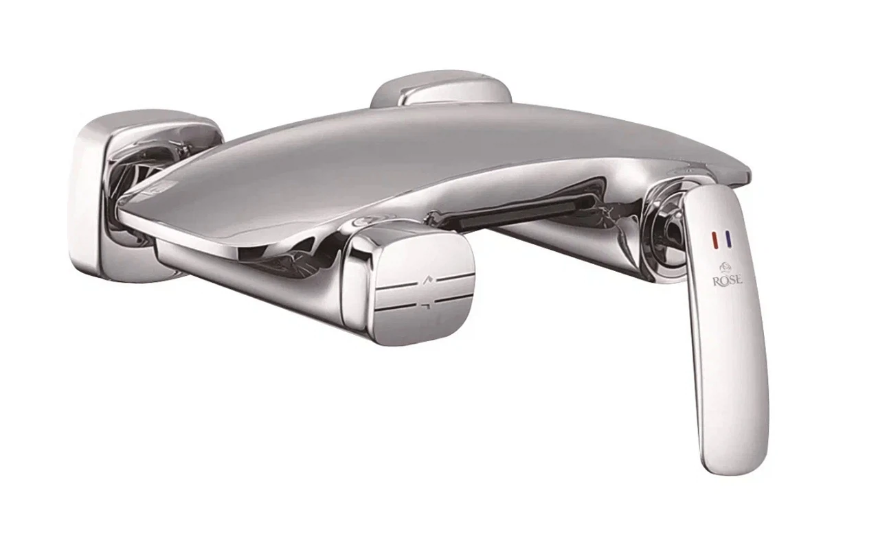 Изображение товара Смеситель для ванны с каскадным изливом Rose R1102, хром