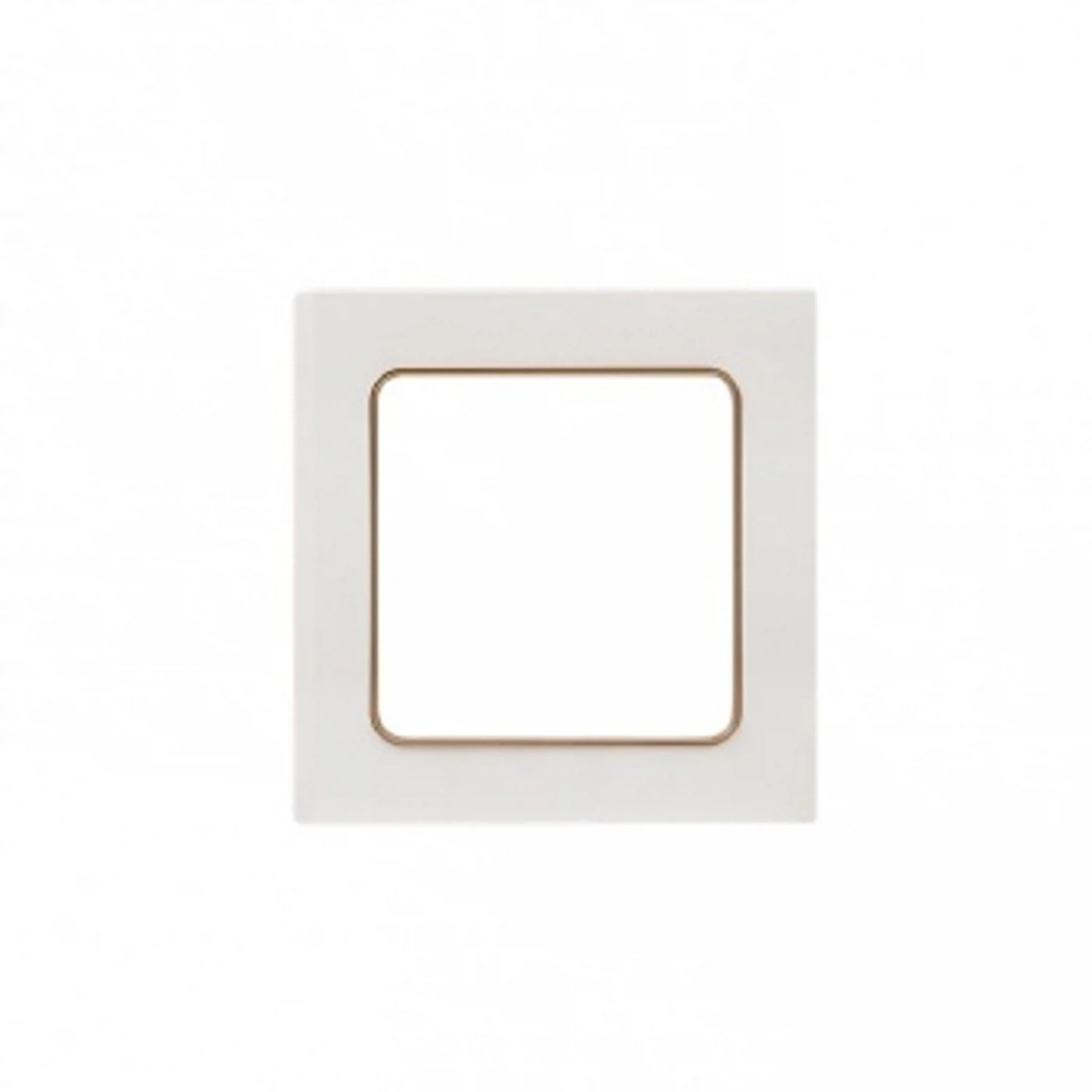 Изображение товара Рамка одноместная Белая Линяя шампань EKF